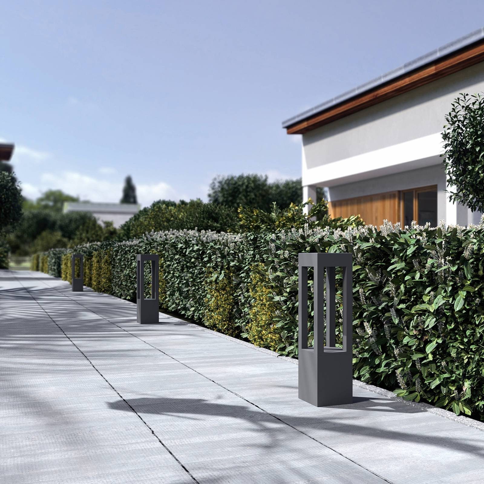 Arcchio Außen-Stehlampe Lienna, 1 x 20 W LED, warmweiß