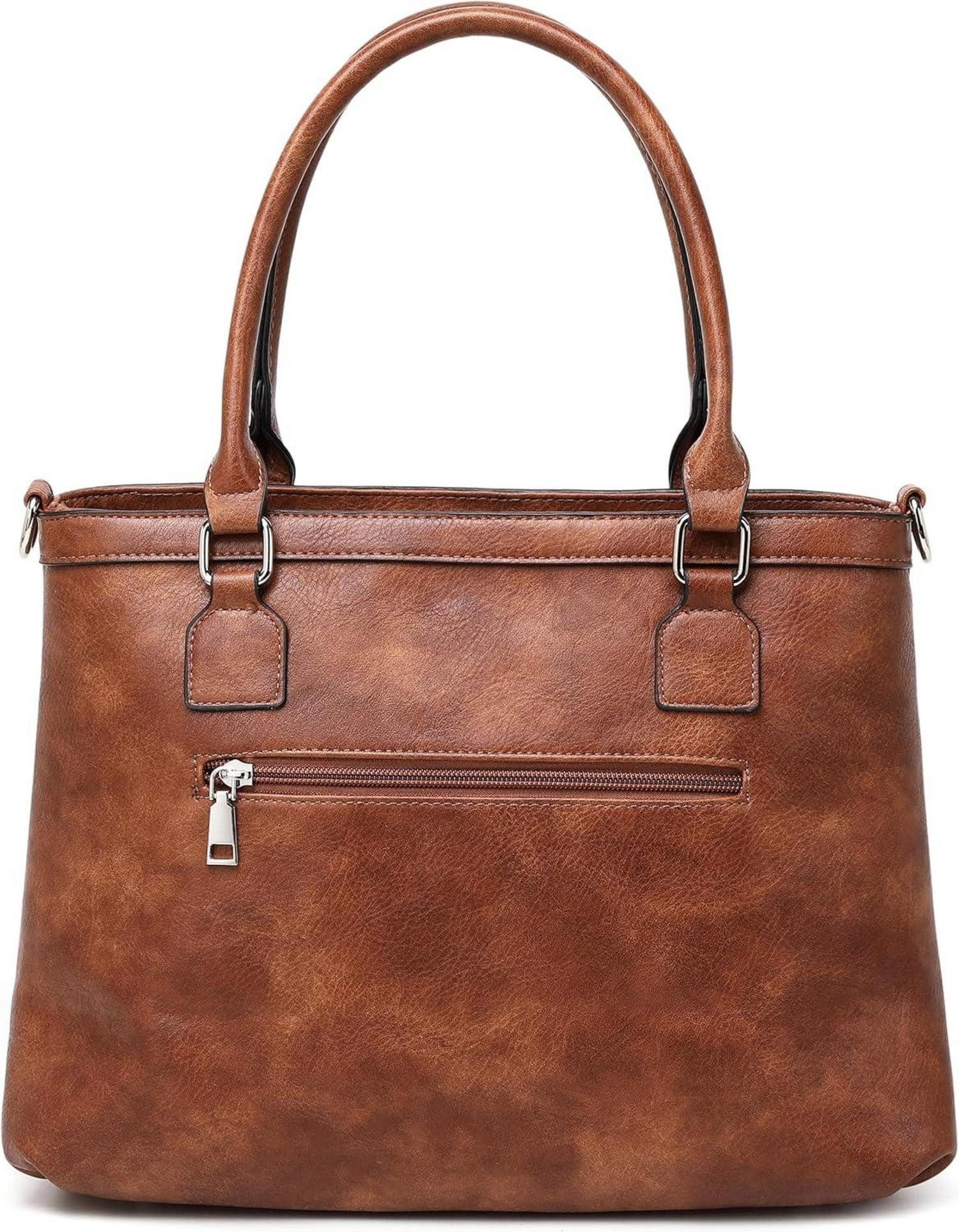 LuxusKollektion Henkeltasche Große Damen Henkeltasche Leder günstig online kaufen