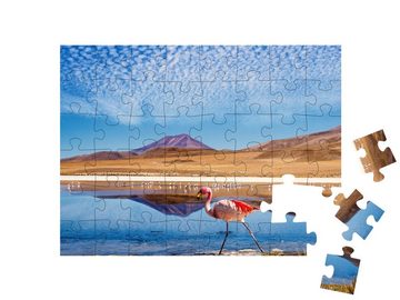 puzzleYOU Puzzle Laguna an der "Ruta de las Joyas altoandinas, 48 Puzzleteile, puzzleYOU-Kollektionen