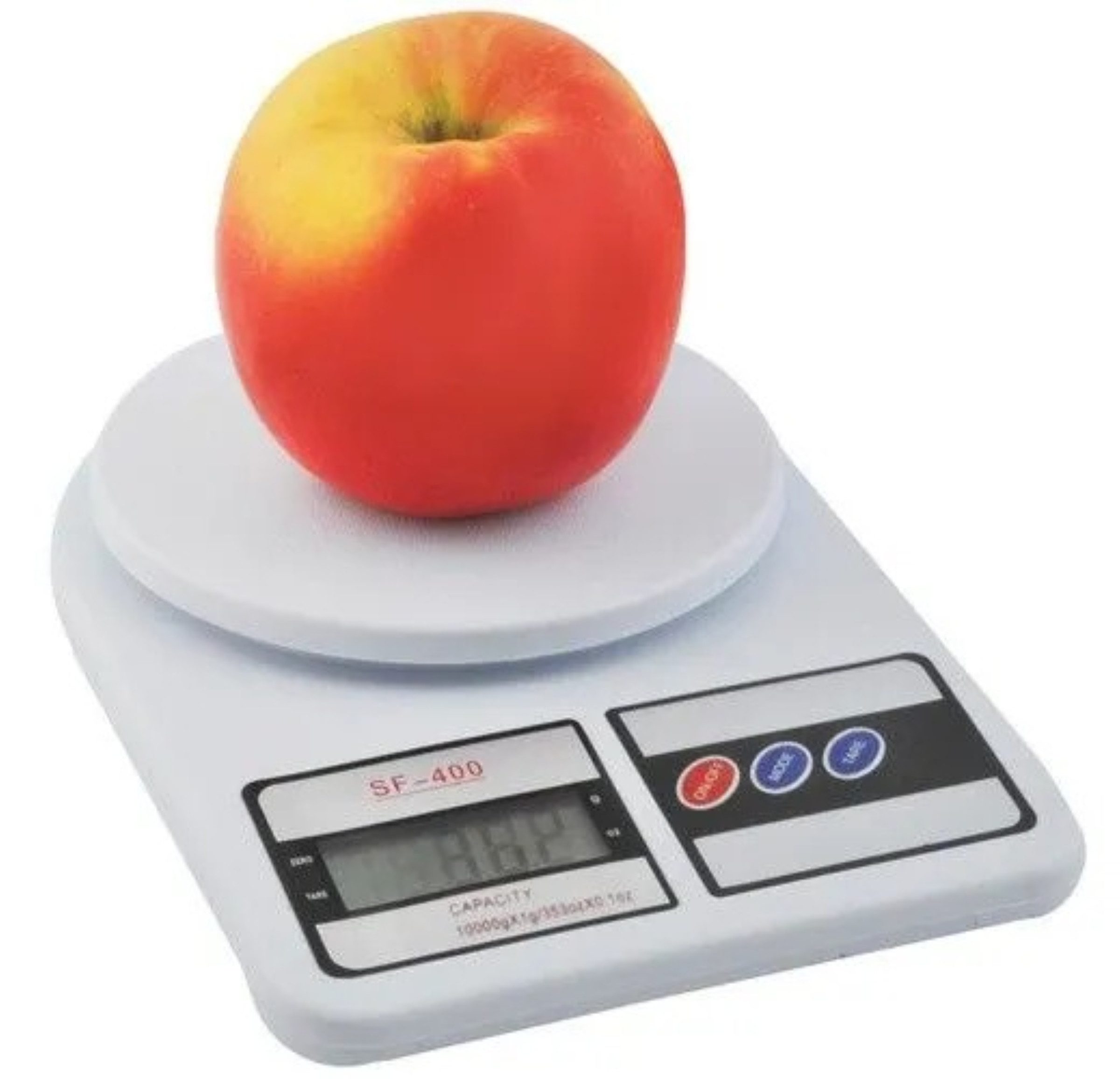 Ruhhy Küchenwaage Küchenwaage Elektronische Küchenwaage 10kg Digitalwaage LCD Weiß Glas, (Elektronische Waage mit LCD Display und Glasoberfläche für die Küche, Digitale Küchenwaage inklusive 2 AAA Batterien und Tara-Funktion 3tlg), Präzise 10kg Digitalwaage mit Abschaltautomatik und 1g Messgenauigkeit