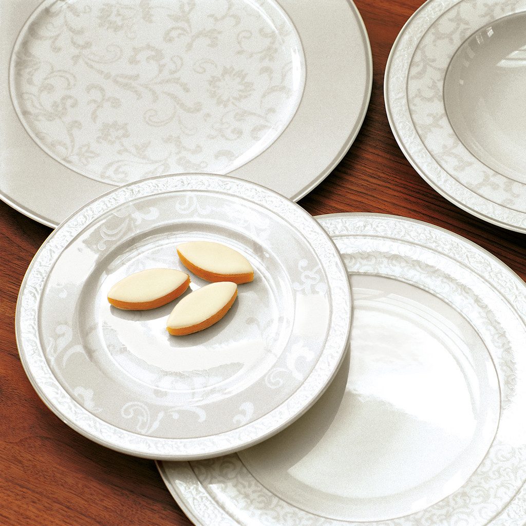 Villeroy & Boch Signature Platzteller Gray Pearl Platzteller, 1-tlg., Premium Bone Porcelain, mikrow.- & spülm.sicher, Made in Germany