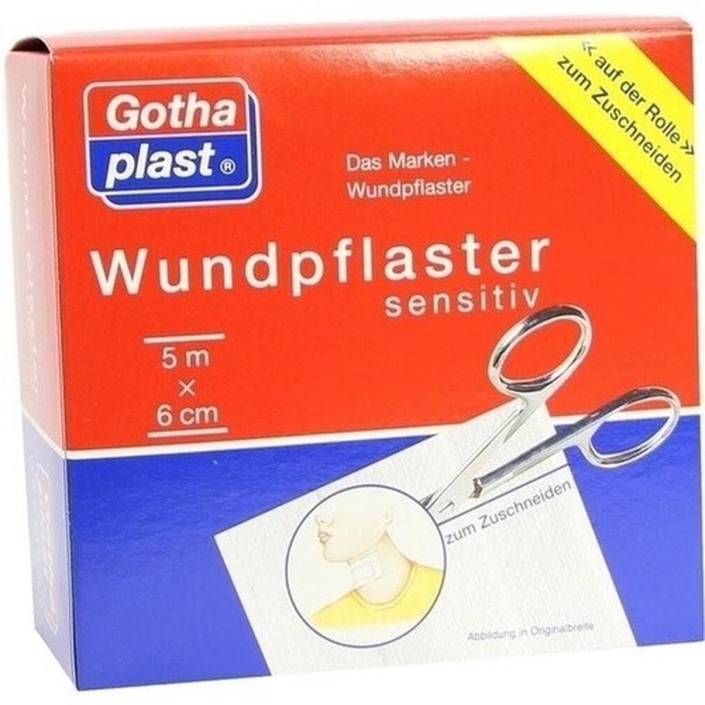 Gothaplast GmbH Wundpflaster GOTHAPLAST Wundpfl.sensitiv 6 cmx5 m 1St