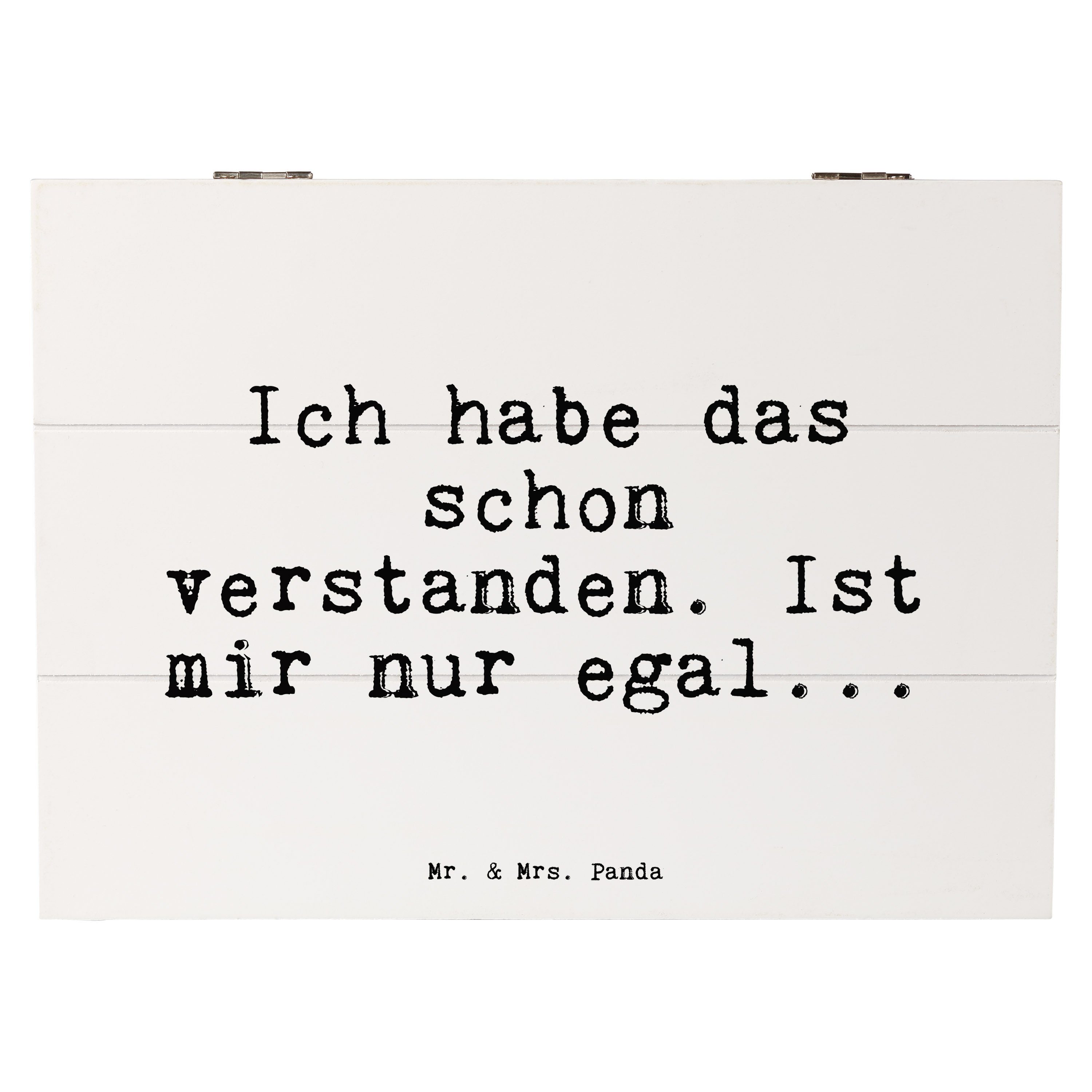 Mr. & Mrs. Panda Dekokiste »Ich habe das schon... Weiß Geschenk