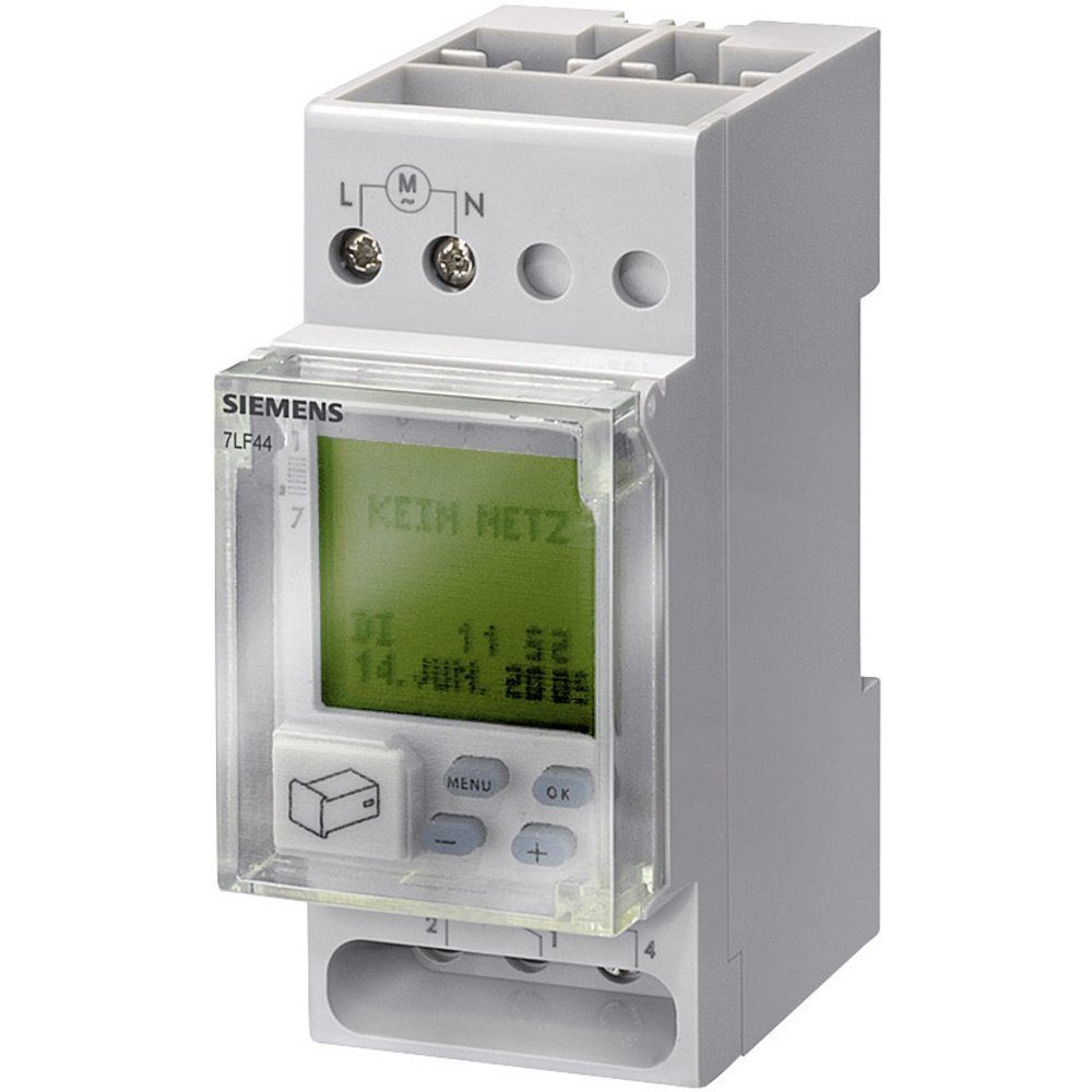 Zeitschaltuhr Siemens 7LF4521-0 Hutschienen-Zeitschaltuhr digital 230 V/AC 4000 W