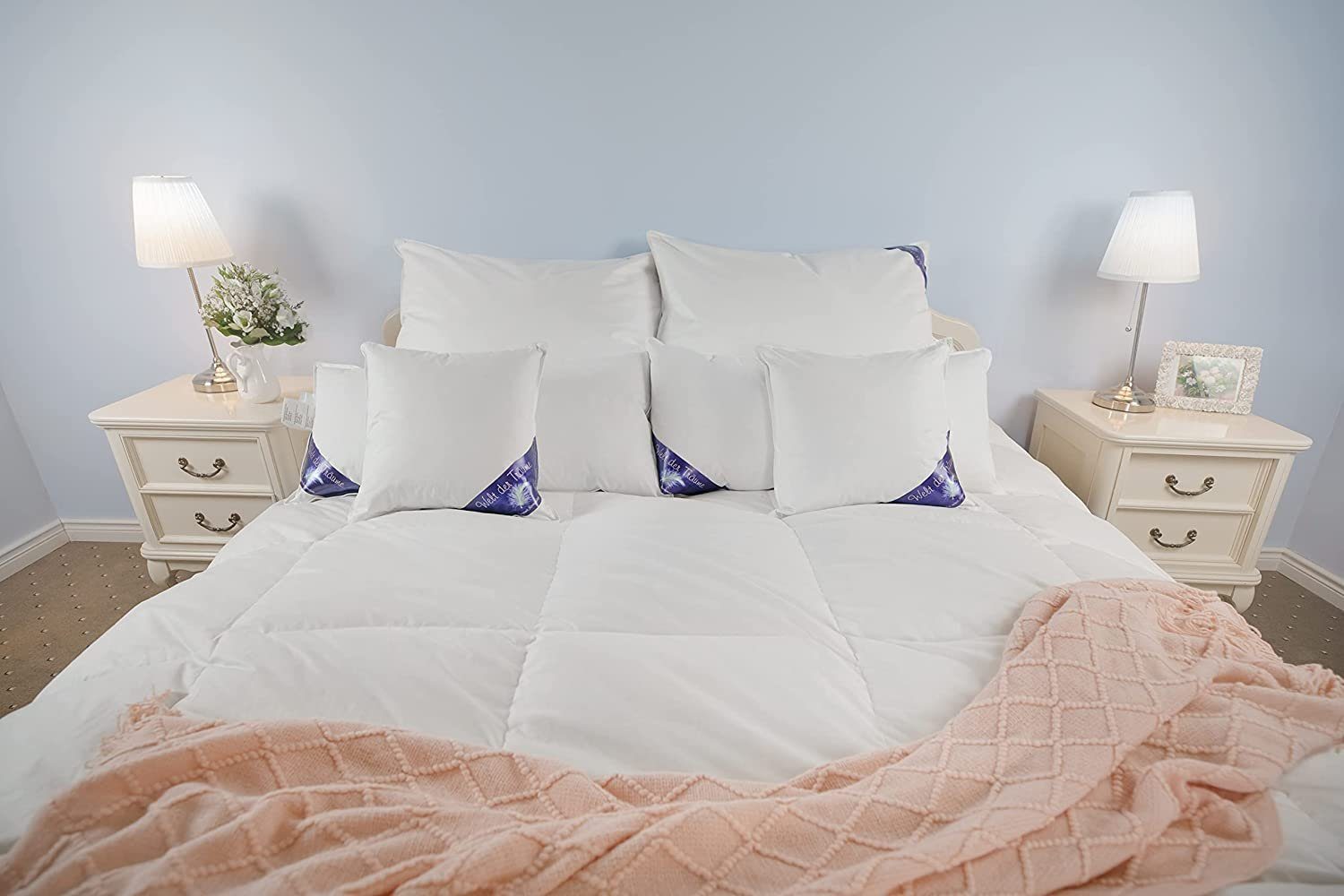 Welt der Träume Daunenbettdecke 90%Daunen/ 10% Federn 135x200 cm Daunendeck günstig online kaufen