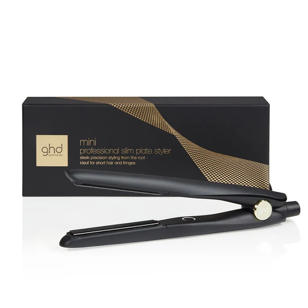 GHD Glätteisen ghd mini Styler Glätteisen – schmale Platten für kurzes Haar & Pony Titanium-Keramik-Beschichtung, Glätteisen