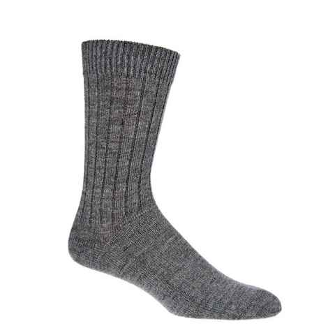 Wowerat Socken Warme Socken mit 65% Schafwolle 35% Alpakawolle 100% Wolle Wollsocken (2 Paar) 100% Wolle