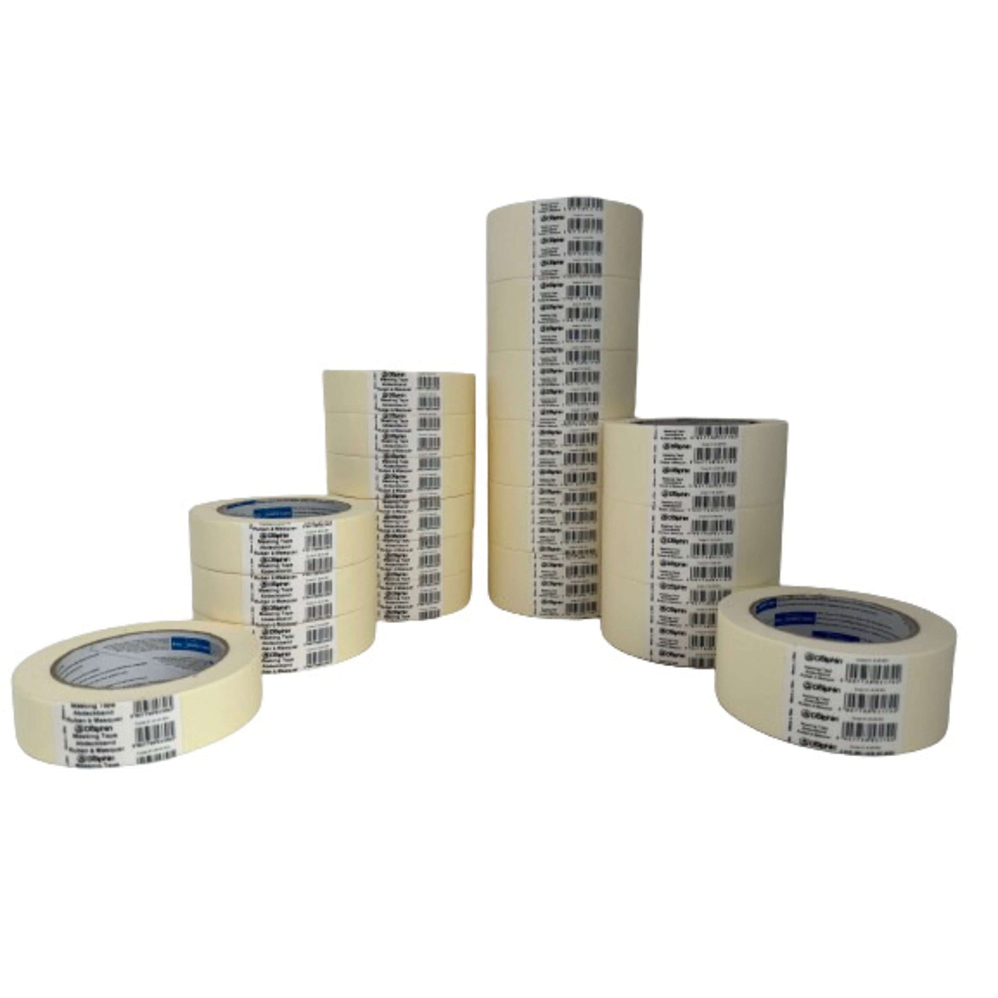 BlueDolphin Kreppband Maler Krepp Klebeband Abdeckklebeband mit hoher Klebkraft, 30mm x 50m (Single-pack, 1-St., 1 Malerkrepp) Rückstandsfrei entfernbar