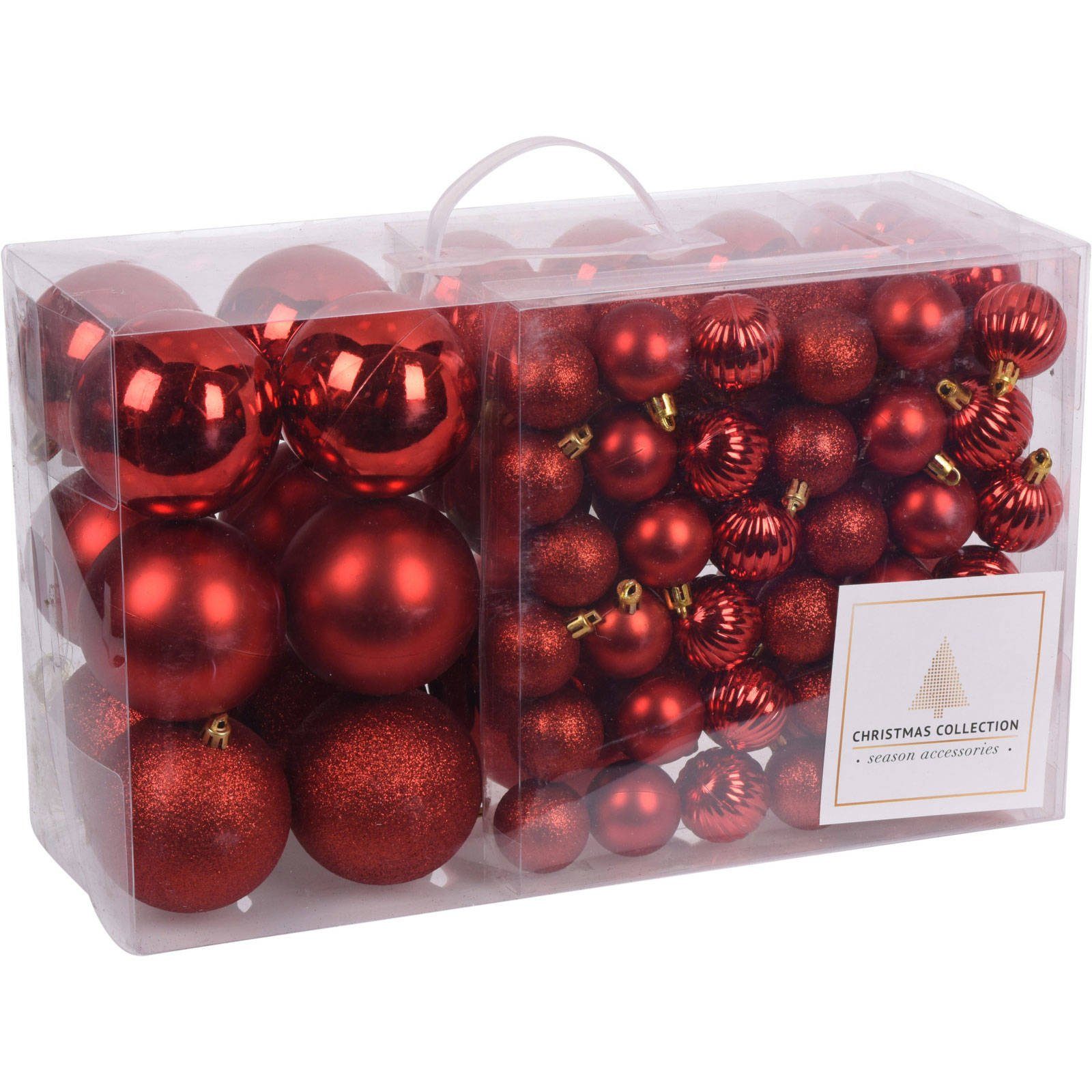 Excellent Houseware Weihnachtsbaumkugel Rot | Weihnachtskugeln