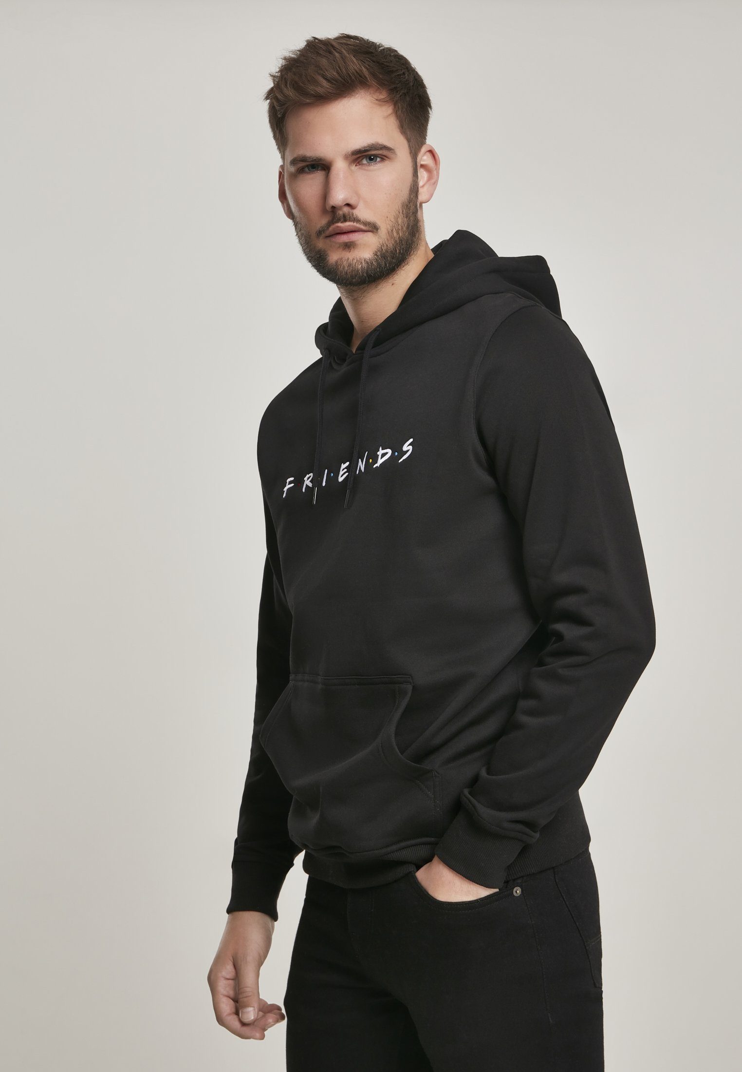 Merchcode Sweater Herren Friends Logo EMB Hoody (1-tlg)