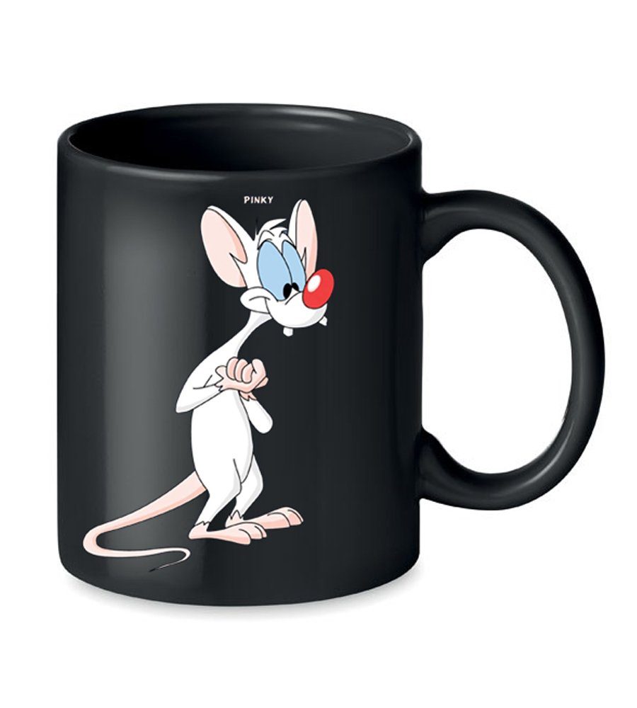 Blondie & Brownie Tasse Pinky Brain Weltherrschaft im SET Friends Paar, Keramik