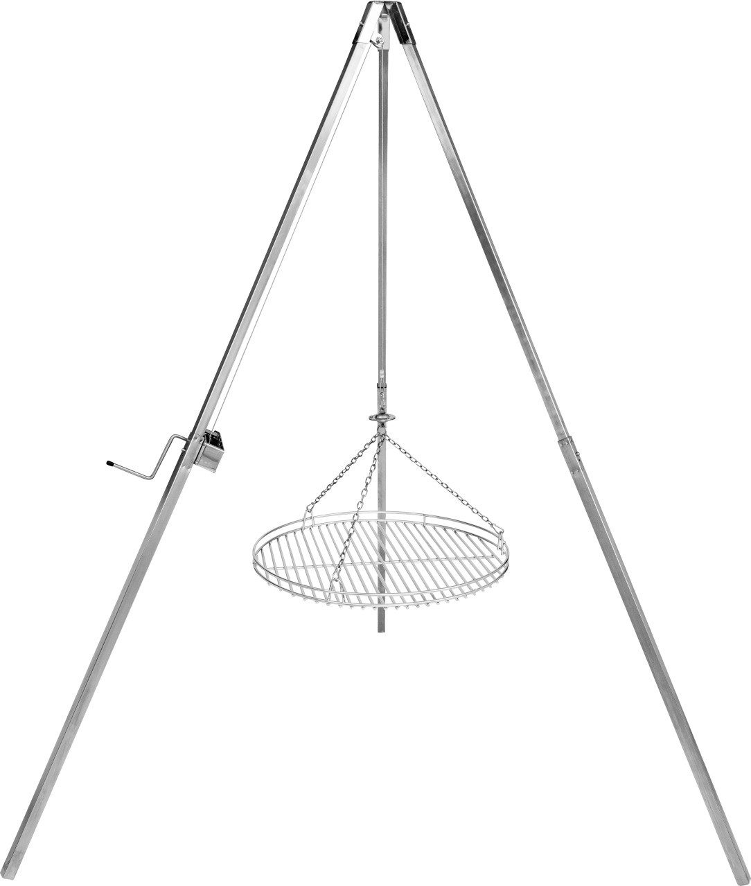 Schneider Grill Holzkohlegrill Schneider Dreibein 170 cm ohne Grillrost und