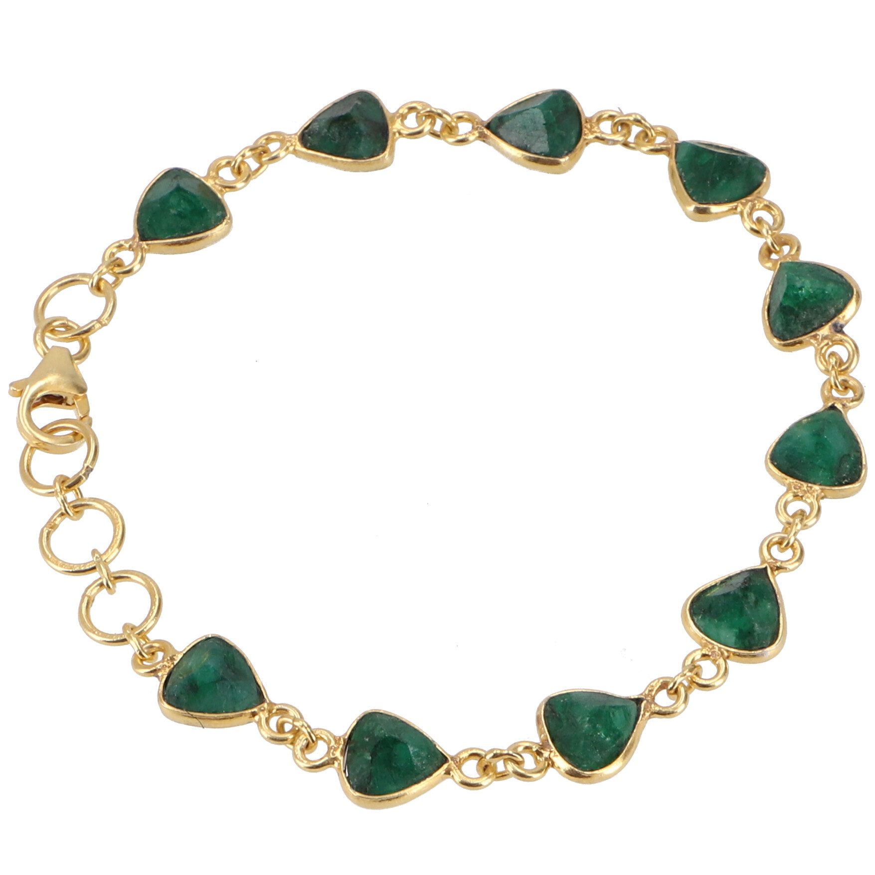 Armreif Indisches Boho Armband, vergoldetes Armband aus..