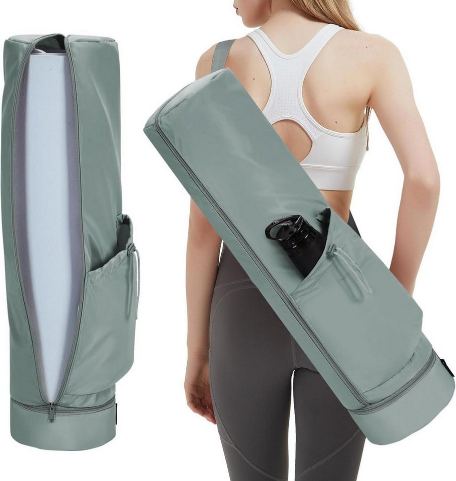 Sporttasche Damen Yogatasche Groß Reisetasche Mit Schuhtasche & Nassfach Tragetasche Herren Fitnessstudio Pilates Tasche Für Yogamatten Rosa,Lila