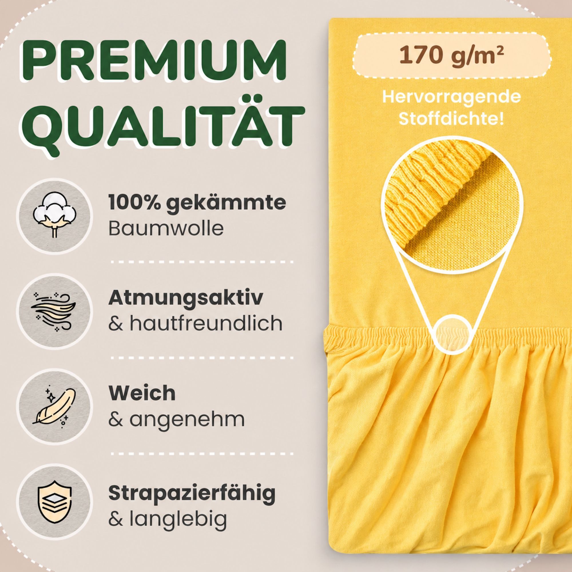 leevitex® Spannbettlaken für Kinderbetten, 1er-Set, 70 x 140 cm, Steghöhe 15 cm, Jersey, Gummizug: rundum, (1 Stück), verschiedene Farben, OEKO-TEX® STANDARD 10 – Bild 3 von 5