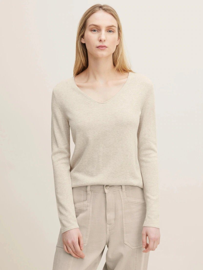 TOM TAILOR Strickpullover Dünner Strickpullover Basic günstig online kaufen