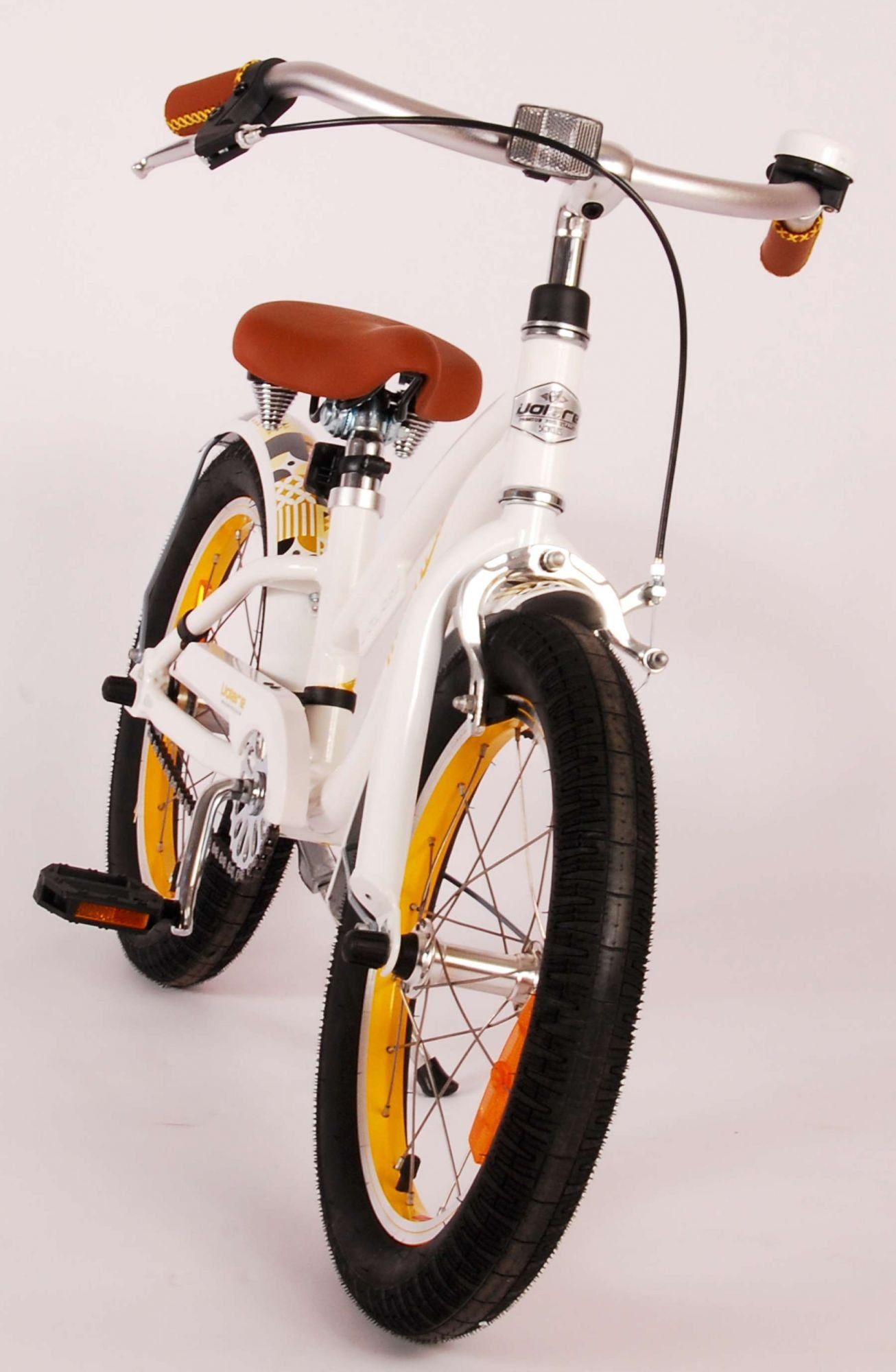 TPFSports Kinderfahrrad Volare Miracle Cruiser 16 Zoll mit Rücktritt + Handbremse, 1 Gang, (Mädchen Fahrrad - Rutschfeste Sicherheitsgriffe), Kinder Fahrrad 16 Zoll mit Ständer Laufrad Mädchen Kinderrad