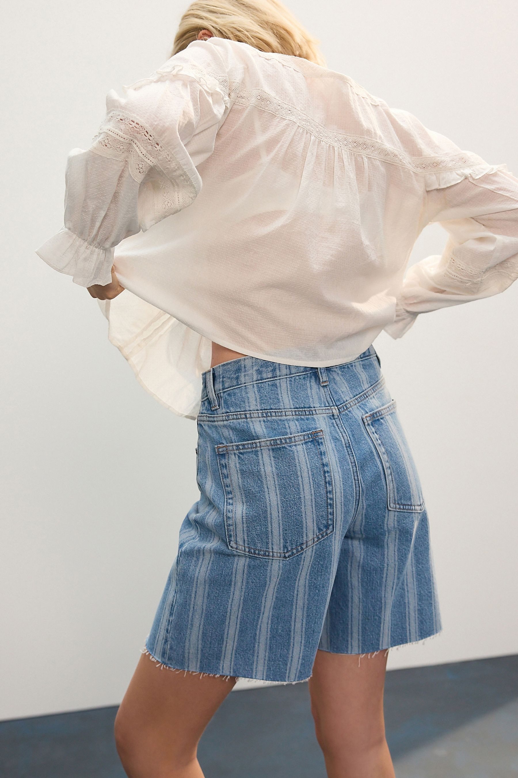Next Shorts Relaxed Fit Jeansshorts aus günstig online kaufen