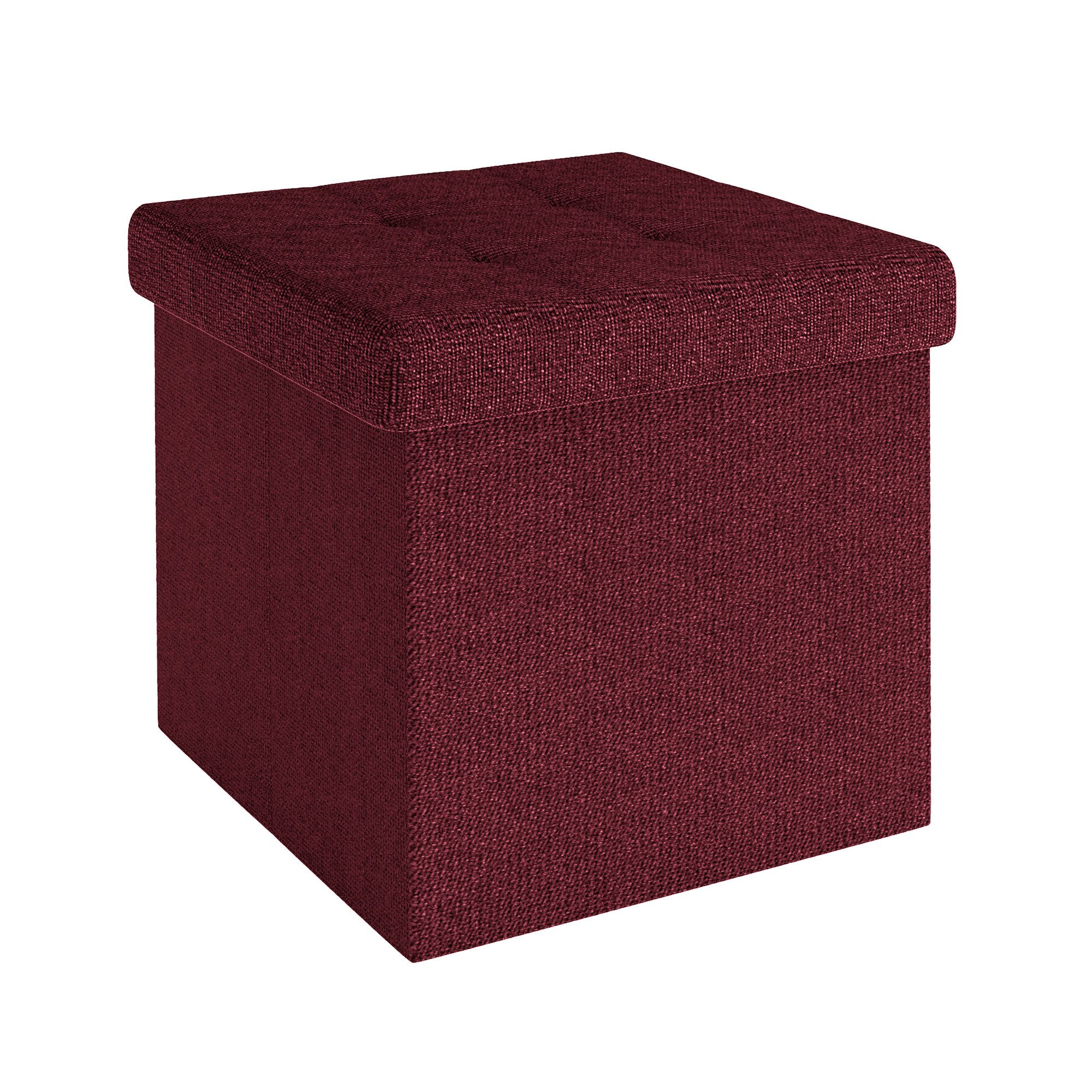 Intirilife Sitzhocker (Sitzwürfel mit Stauraum 30x30x30 günstig online kaufen