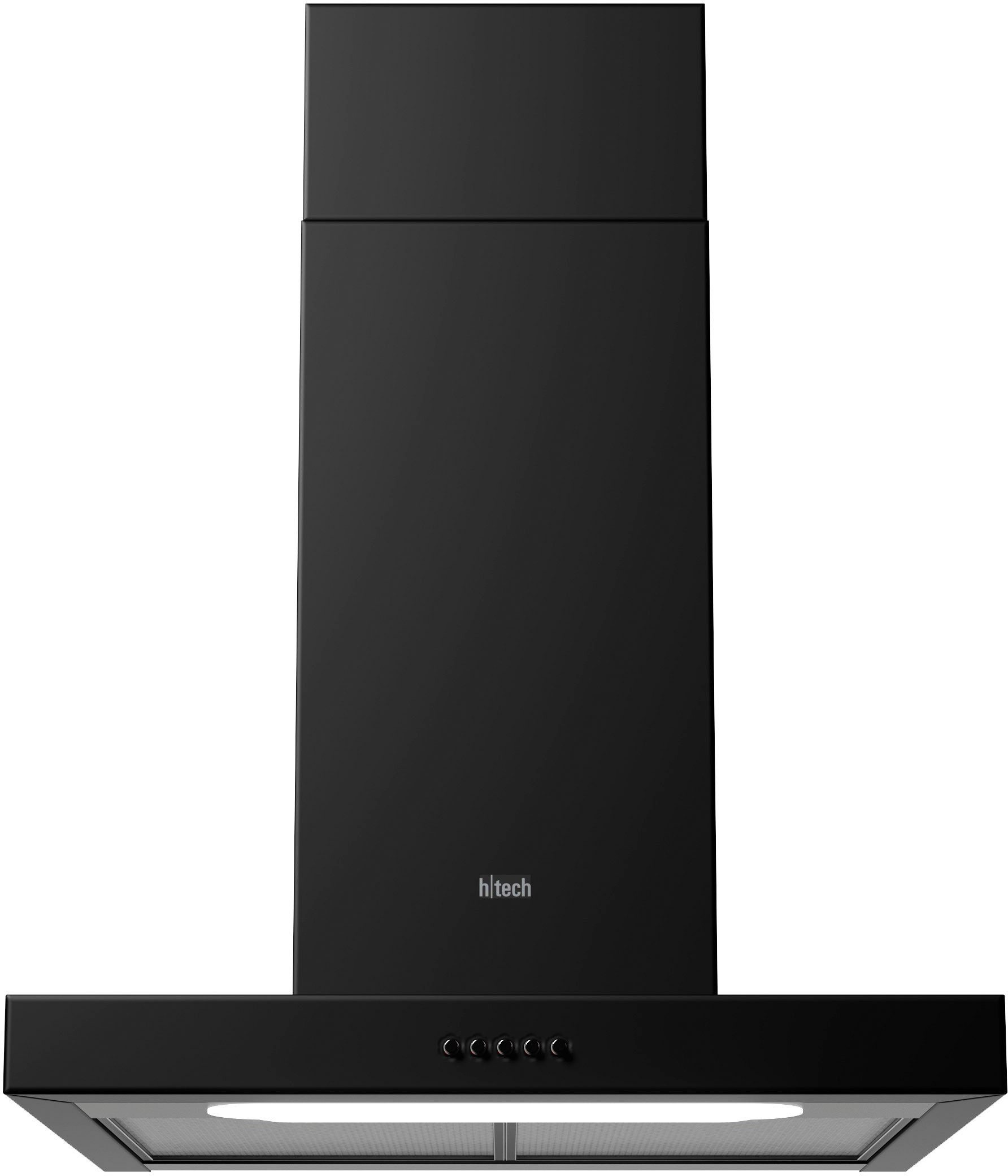 HTech Wandhaube HTD59320 HTD59320, 90cm, 3 Leistungsstufen, LED Beleuchtung, Ab- und Umluftfähig