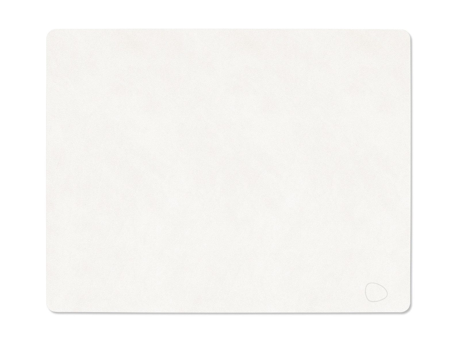 LIND DNA Platzset Nupo Tischset Square L pure white 35x45cm