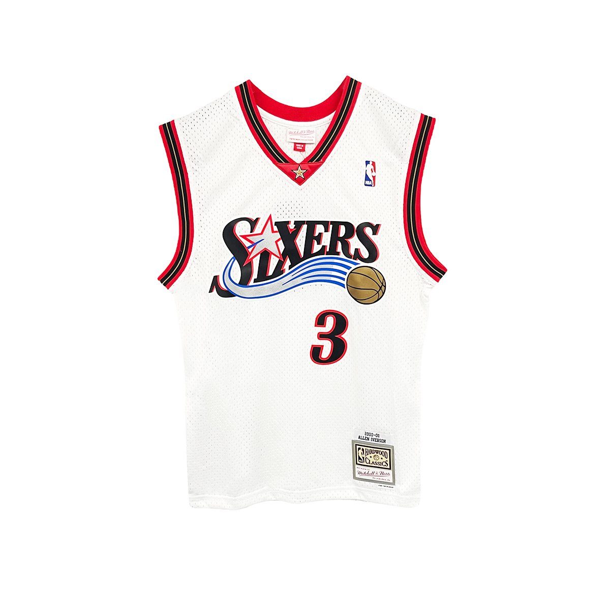 Allen Philadelphia Basketballtrikot 76ers Iverson Ness Mitchell 2000-01 &