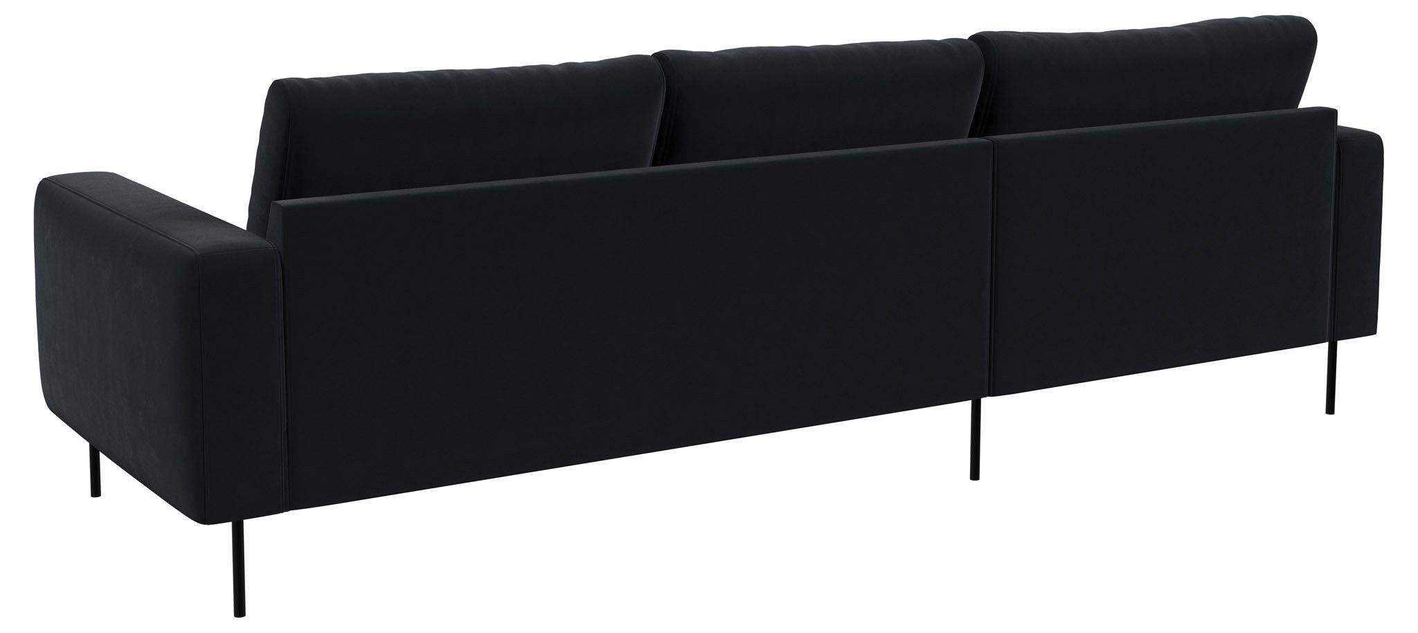 Anthrazitgrau//Linksgewendet ebuy24 Rouge Sofa 2,5-Sitzer-Sofa .//Anthrazitgrau//Linksgewen