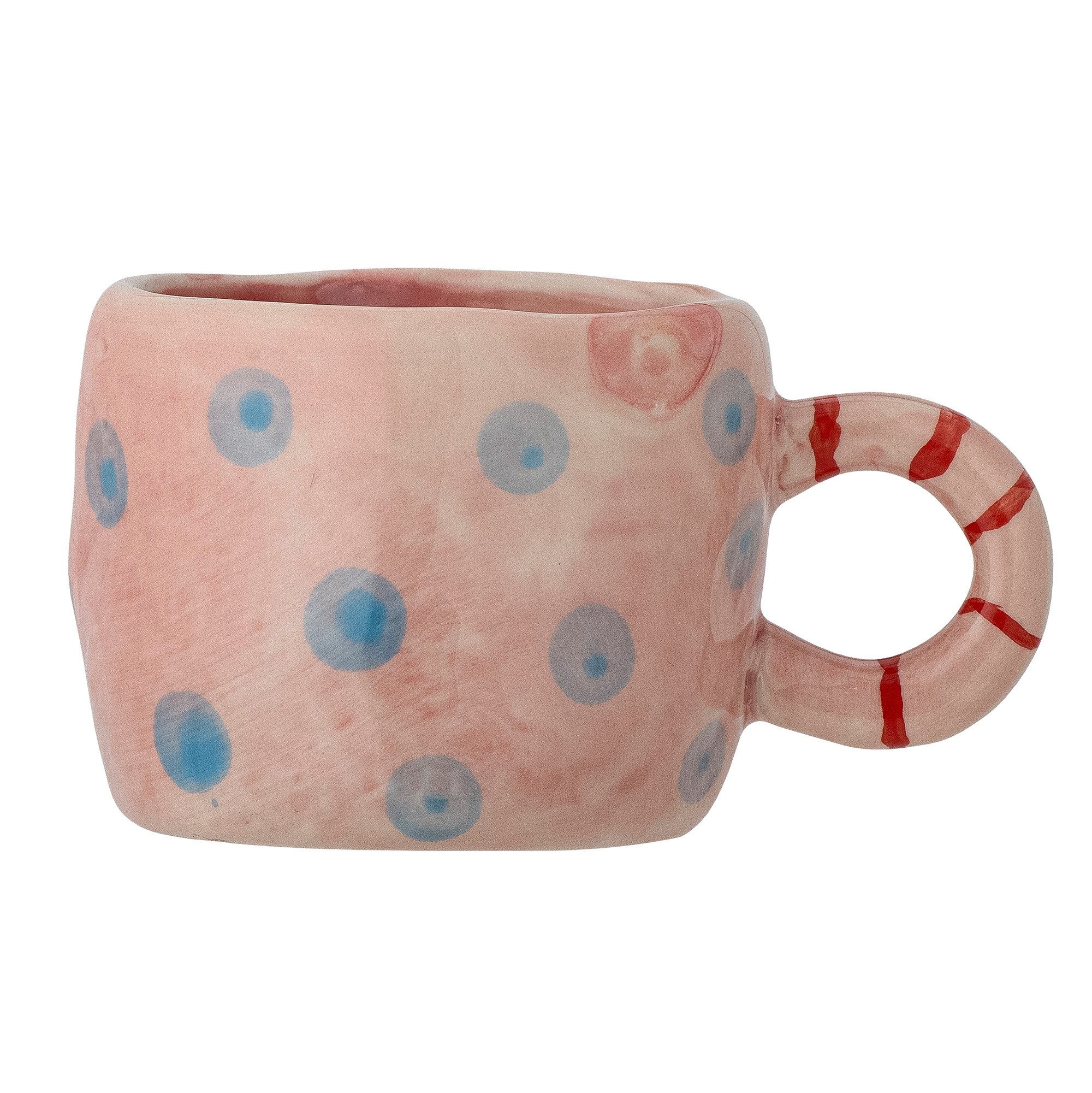 Bloomingville Tasse Bloomingville Nini Tasse, Rose, Steingut, 115 ml, Steingut
