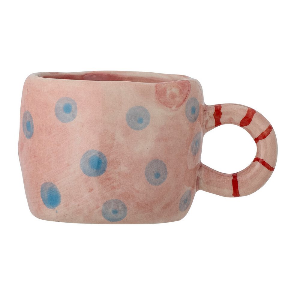 Bloomingville Tasse Bloomingville Nini Tasse, Rose, Steingut, 115 ml, Steingut