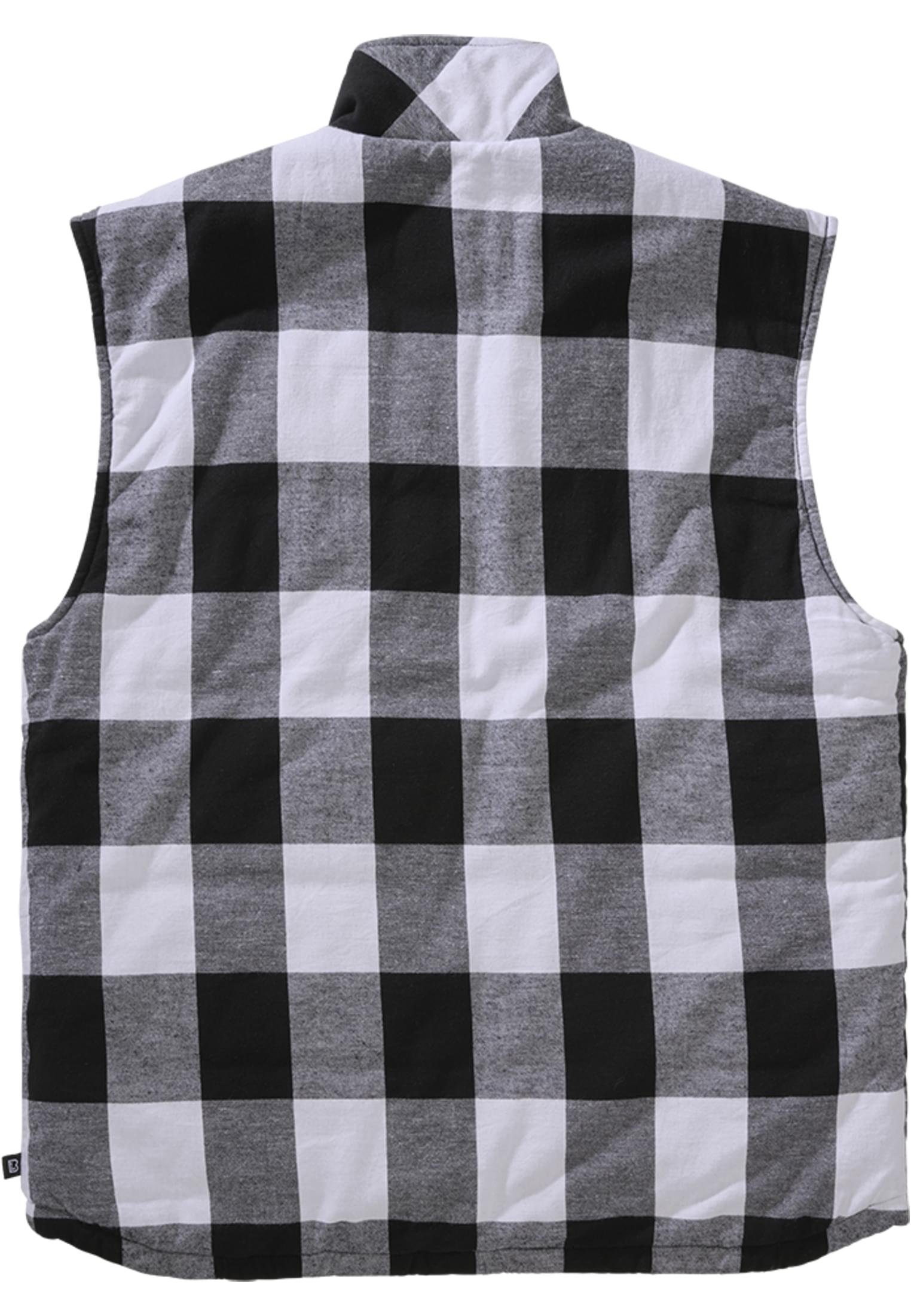 Vest white/black Jerseyweste Herren Lumber Brandit (1-tlg)