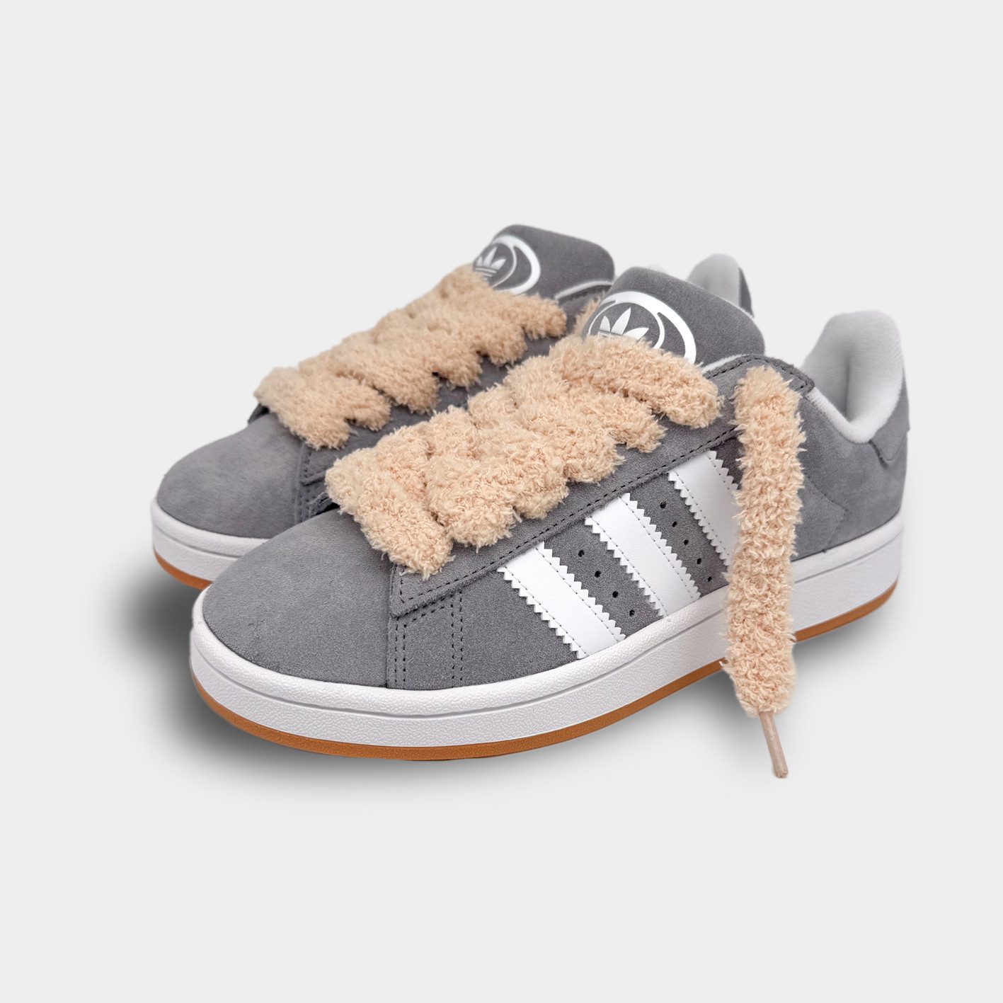 Kicksarchive Schnürsenkel Schnürsenkel Fuzzy Fluffy Laces Campus 00s Air Force Laces 15mm breit, Sneaker Schnürsenkel 120cm, 140cm