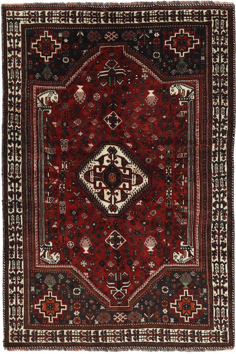 Handgeknüpfter Orientteppich Nain Orientteppich 10 Trading, mm Shiraz / rechteckig, Höhe: 168x254 Perserteppich,