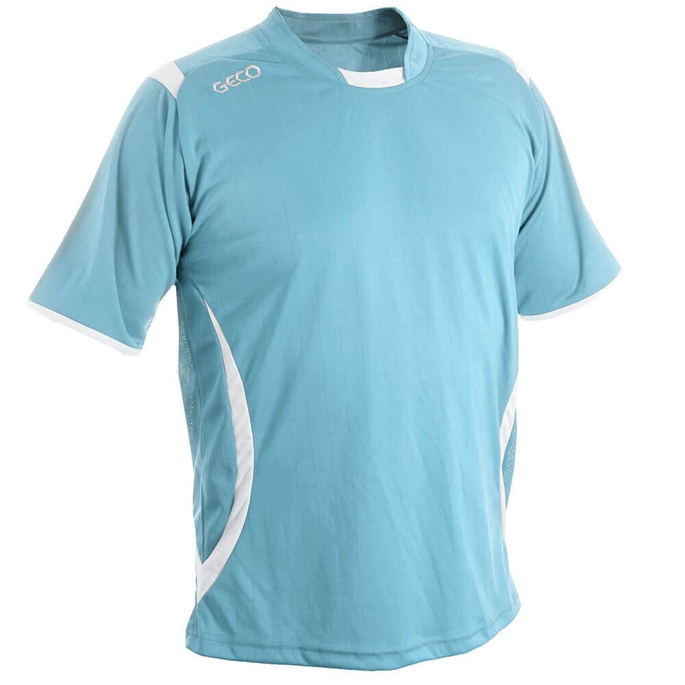 Geco T-Shirt Levante (100% Polyester) hellblau/weiss günstig online kaufen