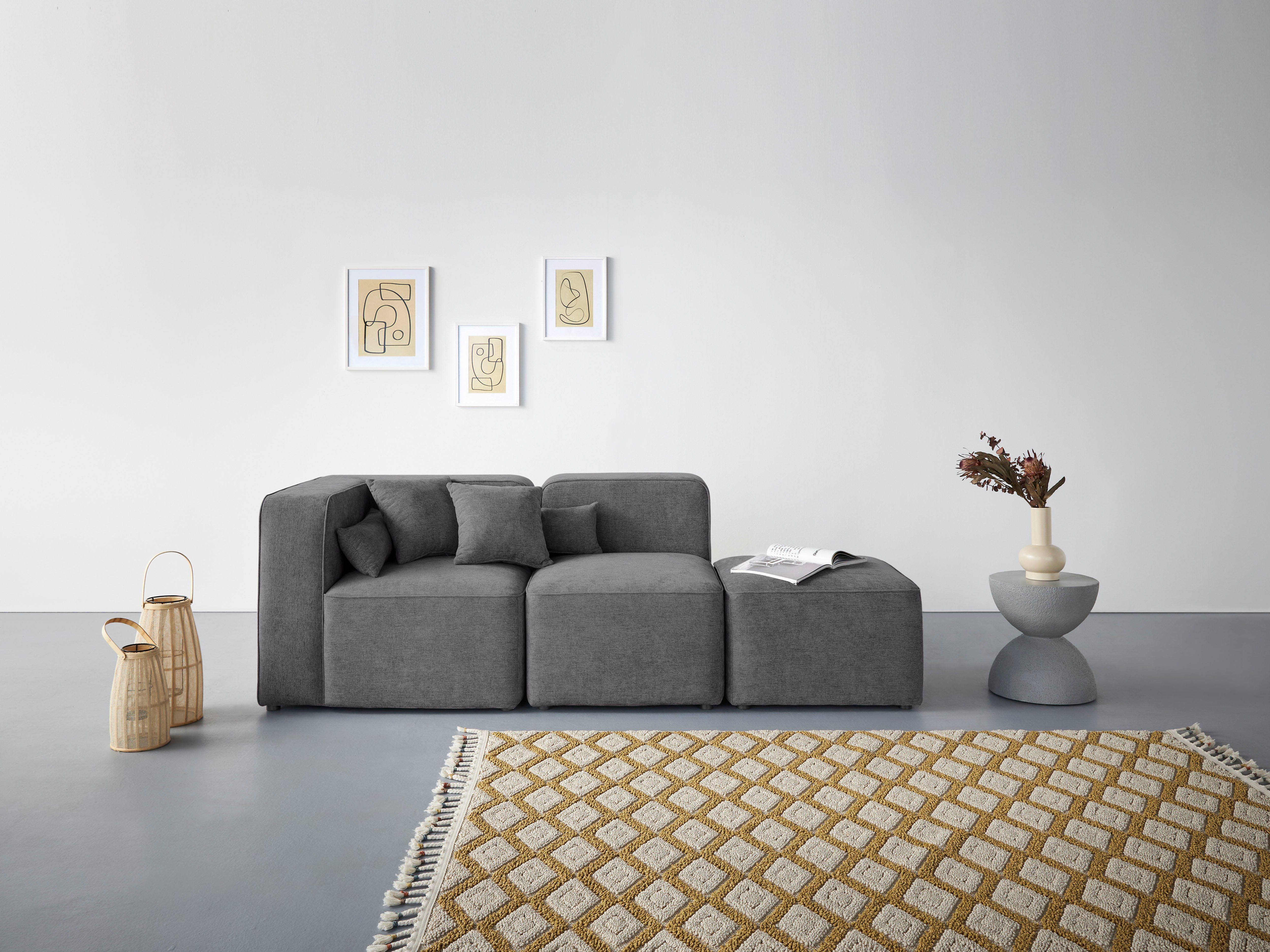 Home affaire 3-Sitzer Sundstrup, Modulserie, individuelle Zusammenstellung
