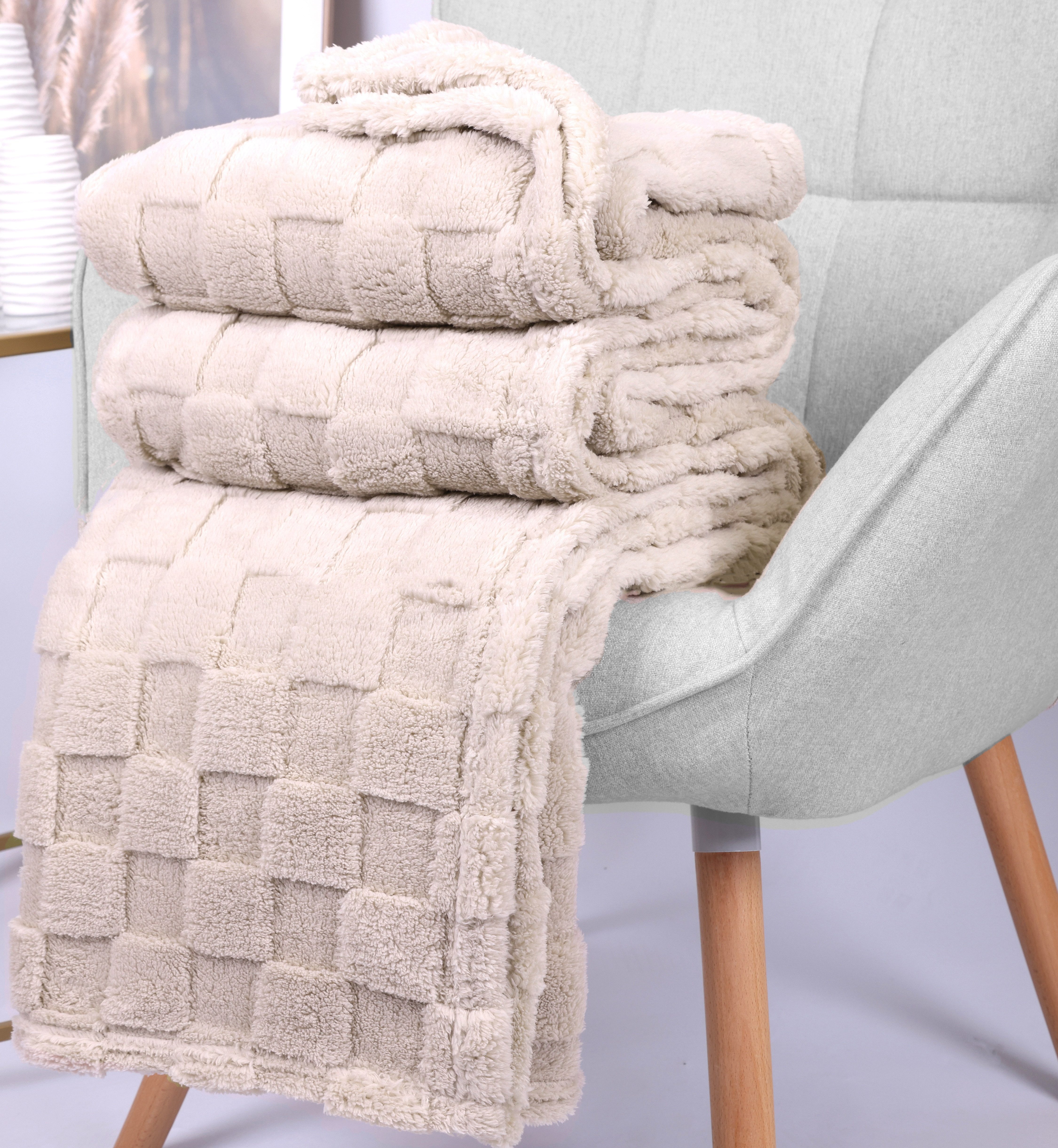 Wohndecke Kuscheldecke VENEDIG Flauschig XXL Größe günstig online kaufen