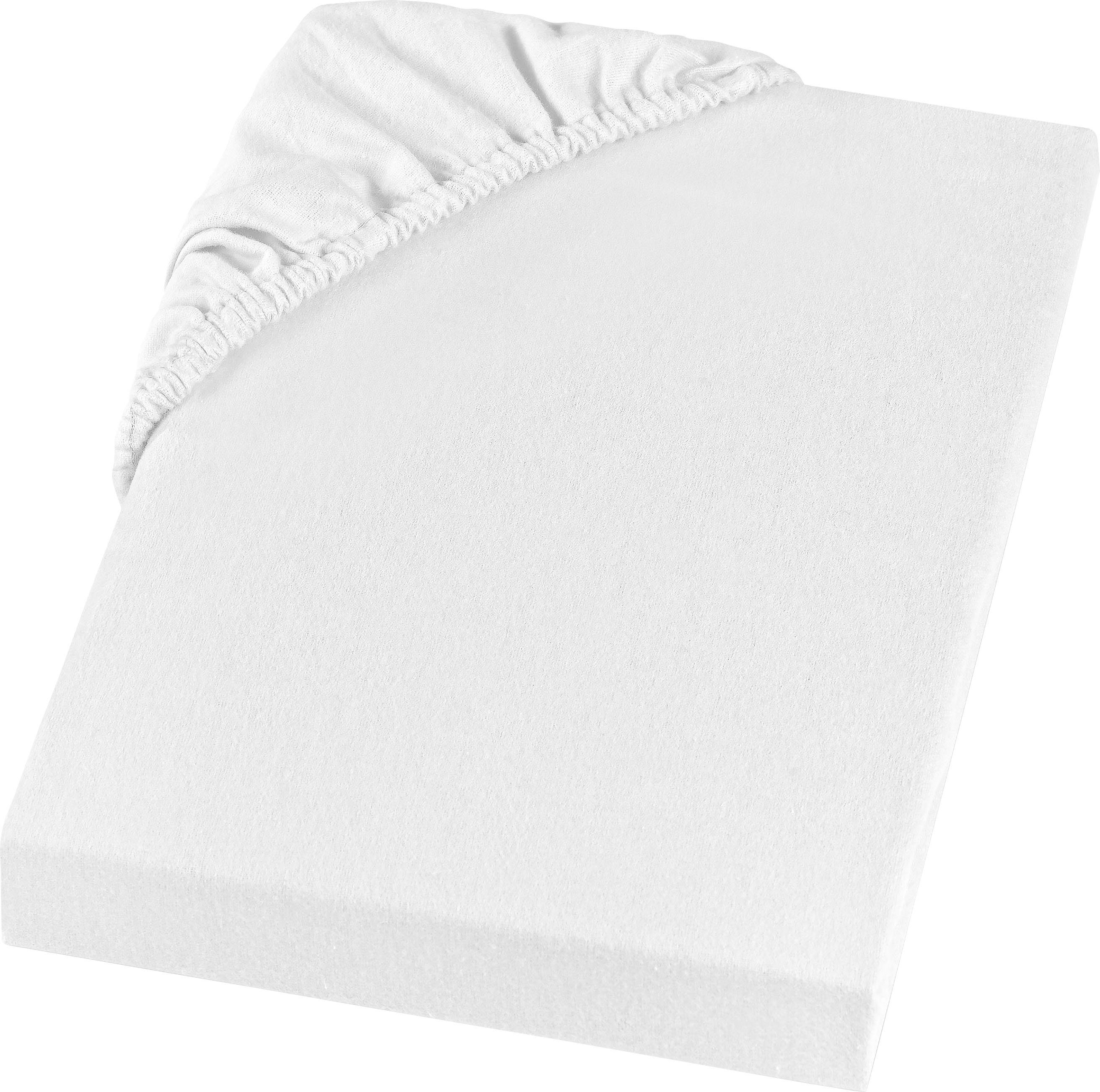 SETEX Spannbettlaken Feinbiber in Gr. 70x140, 90x200, 140x200 oder 180x200 cm, Feinbiber, Gummizug: rundum, (1 Stück), für Matratzen bis 23 cm Höhe, Winter, Bettlaken