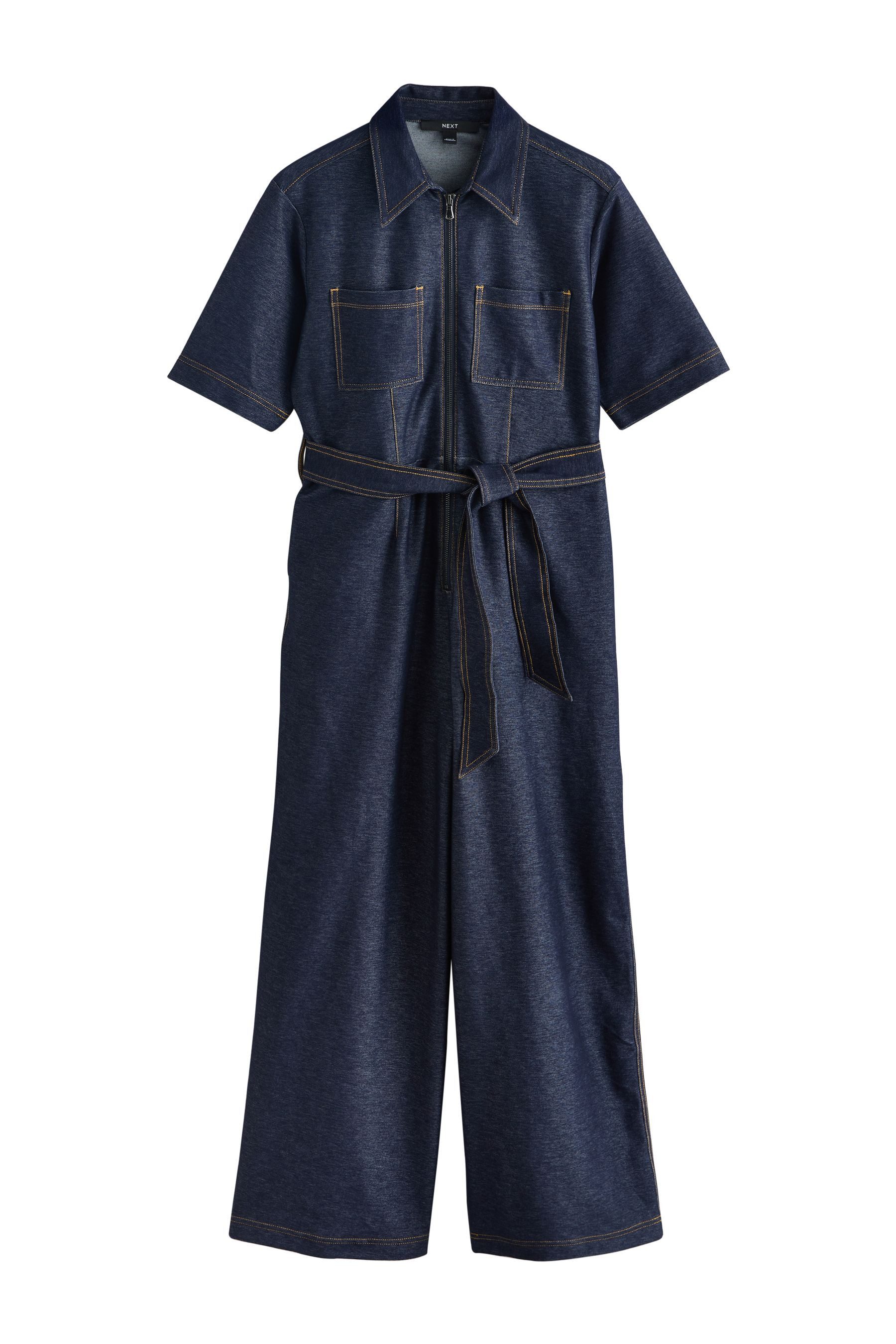 Next Jumpsuit Denim-Jumpsuit aus Jersey (1-tlg)