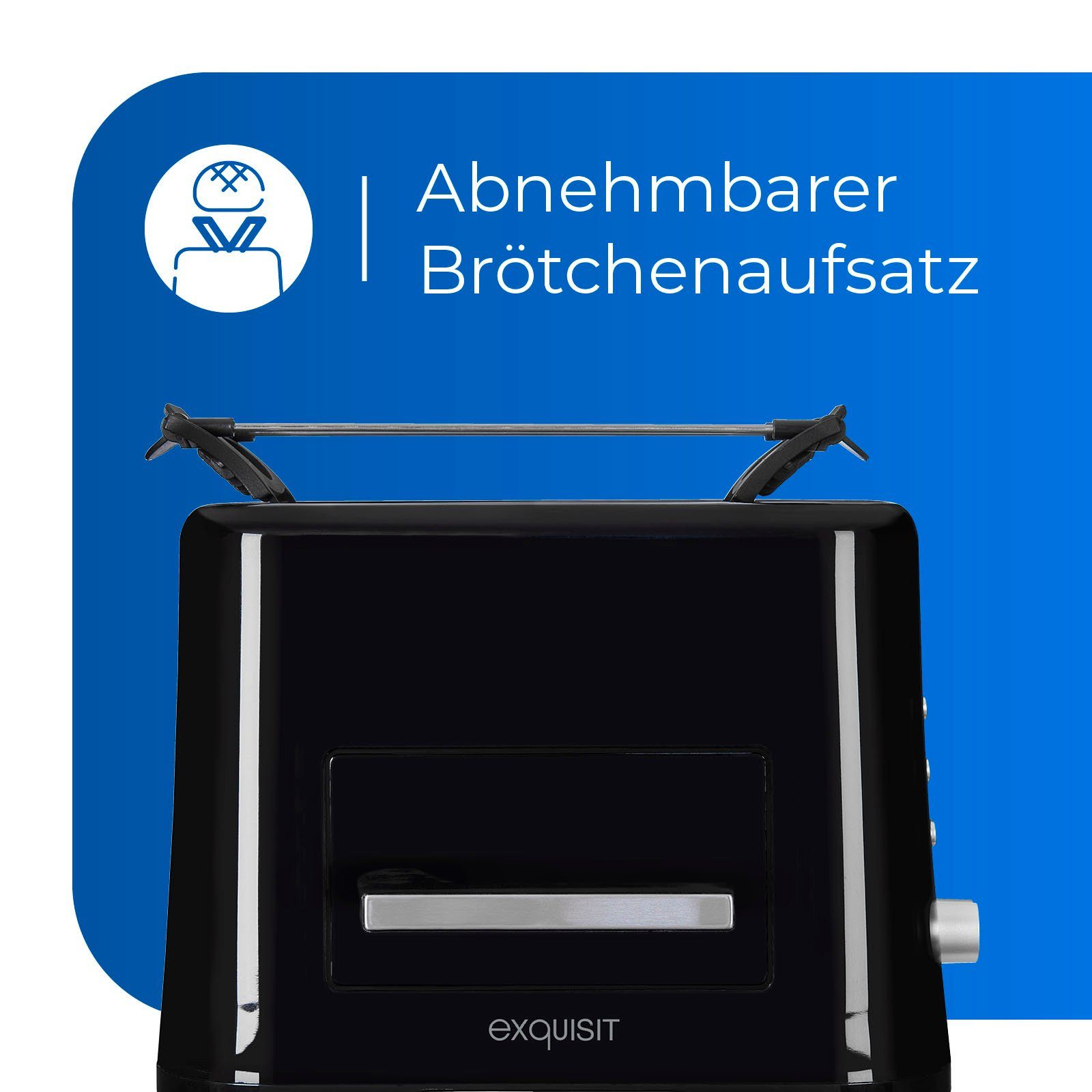 exquisit Toaster TA 3102 swi, 870 W – Bild 3 von 5