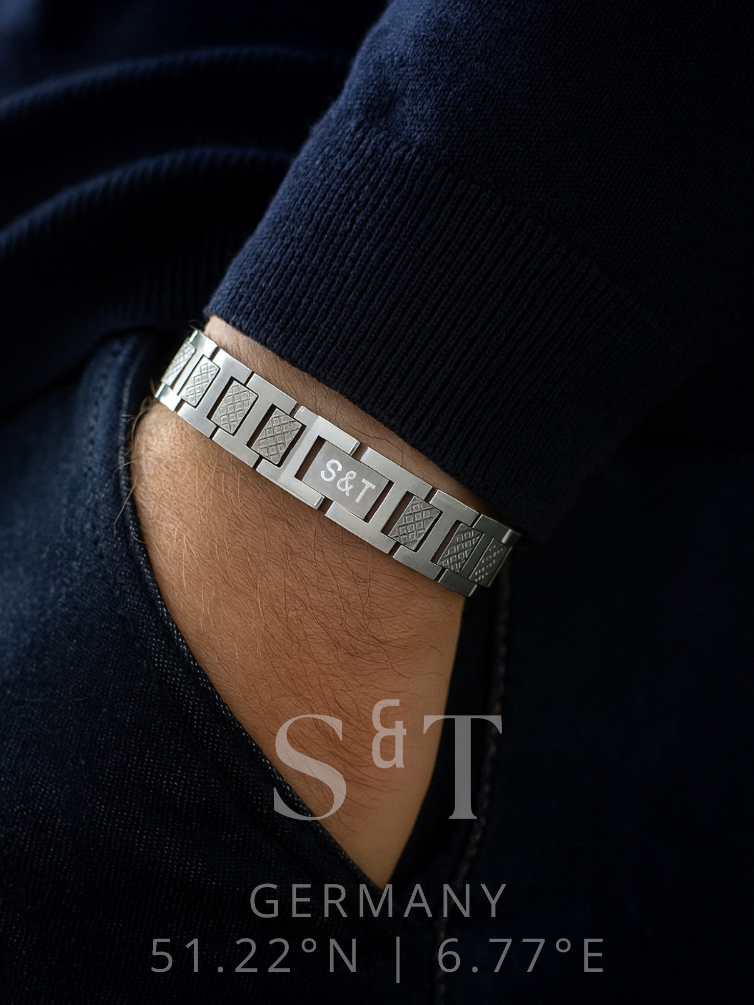 S&T Design Edelstahlarmband Herren Edelstahl Armband günstig online kaufen