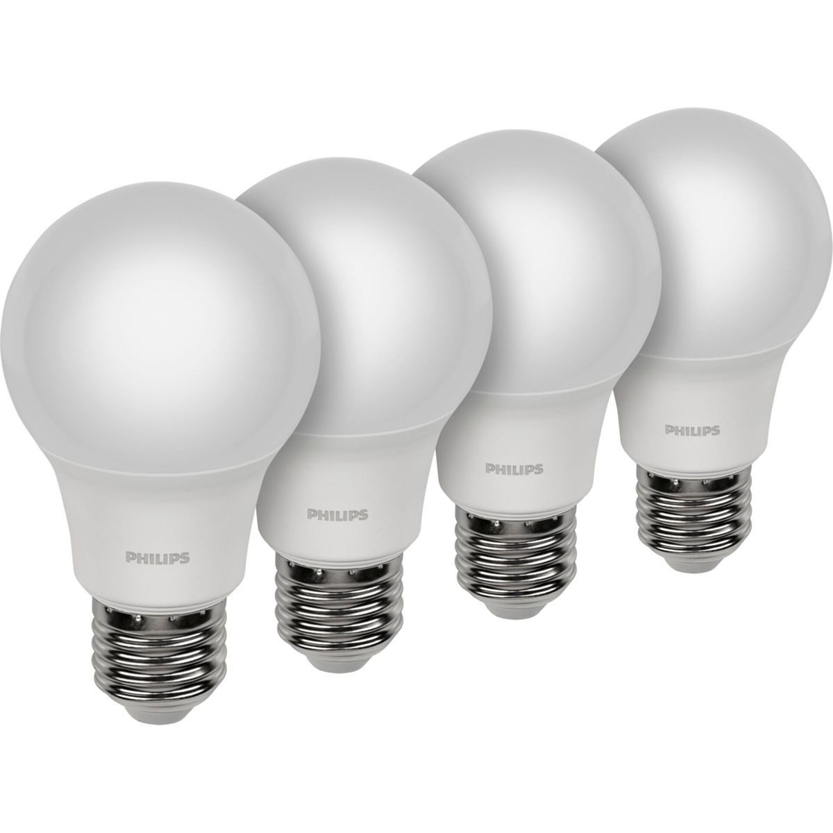Philips LED Lichtleiste LED Lampe E27 4er Set 60W 2700K