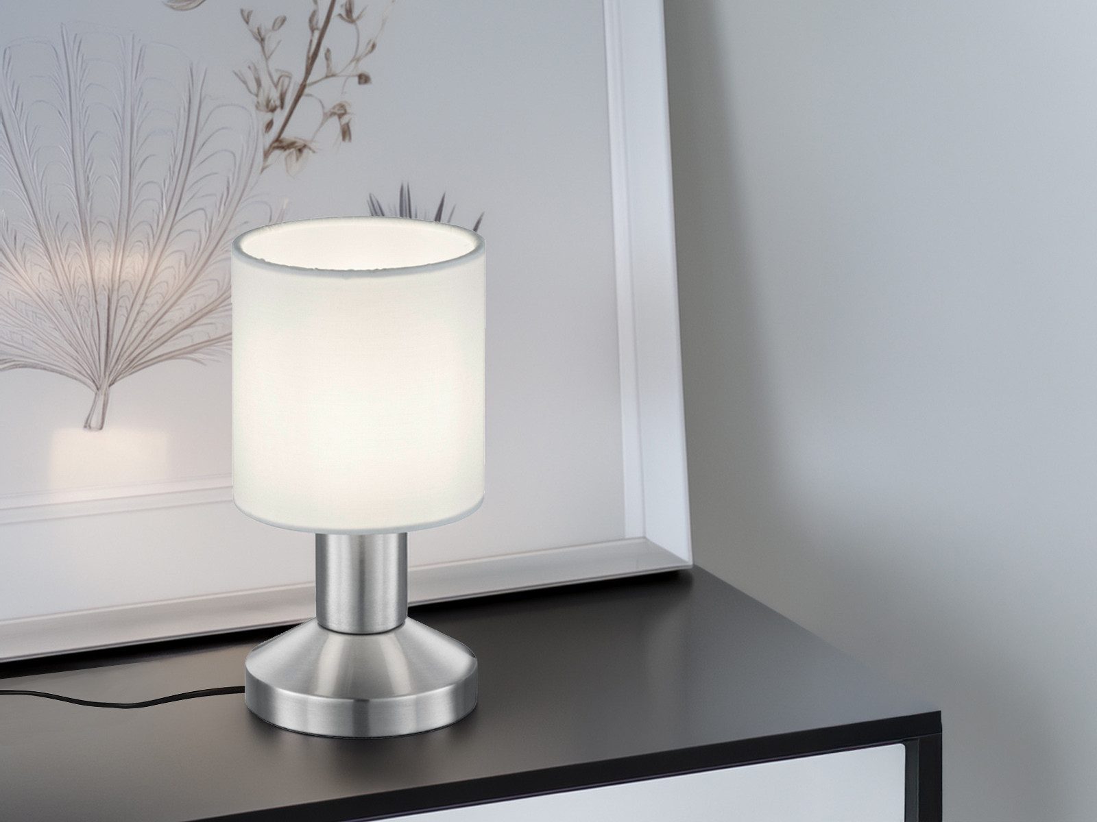 TRIO Leuchten LED Tischleuchte, Dimmfunktion, LED wechselbar, Warmweiß, kle günstig online kaufen