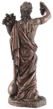 Vogler direct Gmbh Dekofigur Griechischer Gott Dionysos, Veronesedesign, bronziert, coloriert, Größe: L/B/H ca. 8x6x16 cm