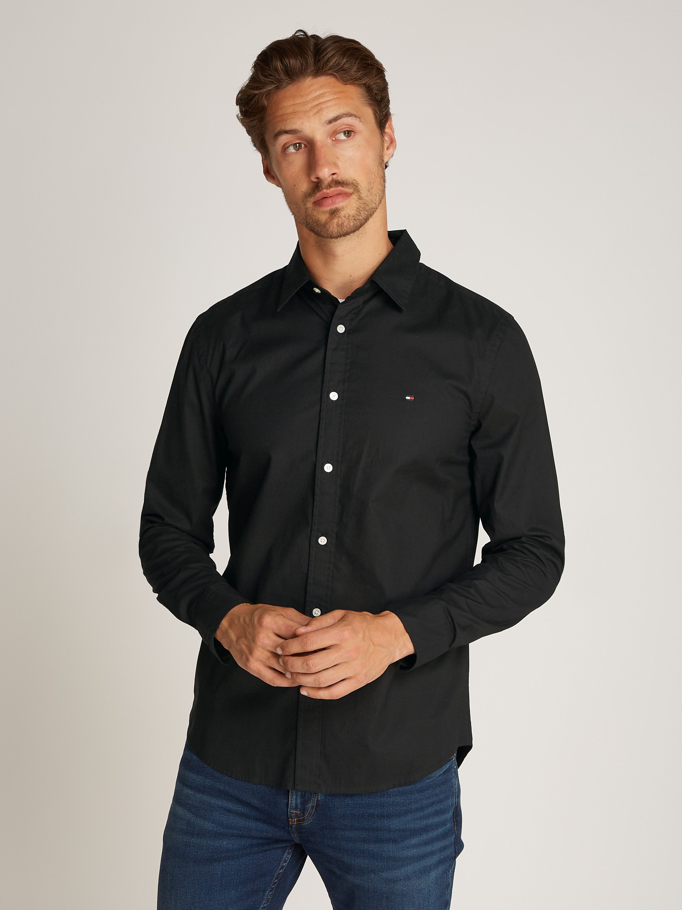 Businesshemd FLEX POPLIN KENT COLLAR SF SHIRT