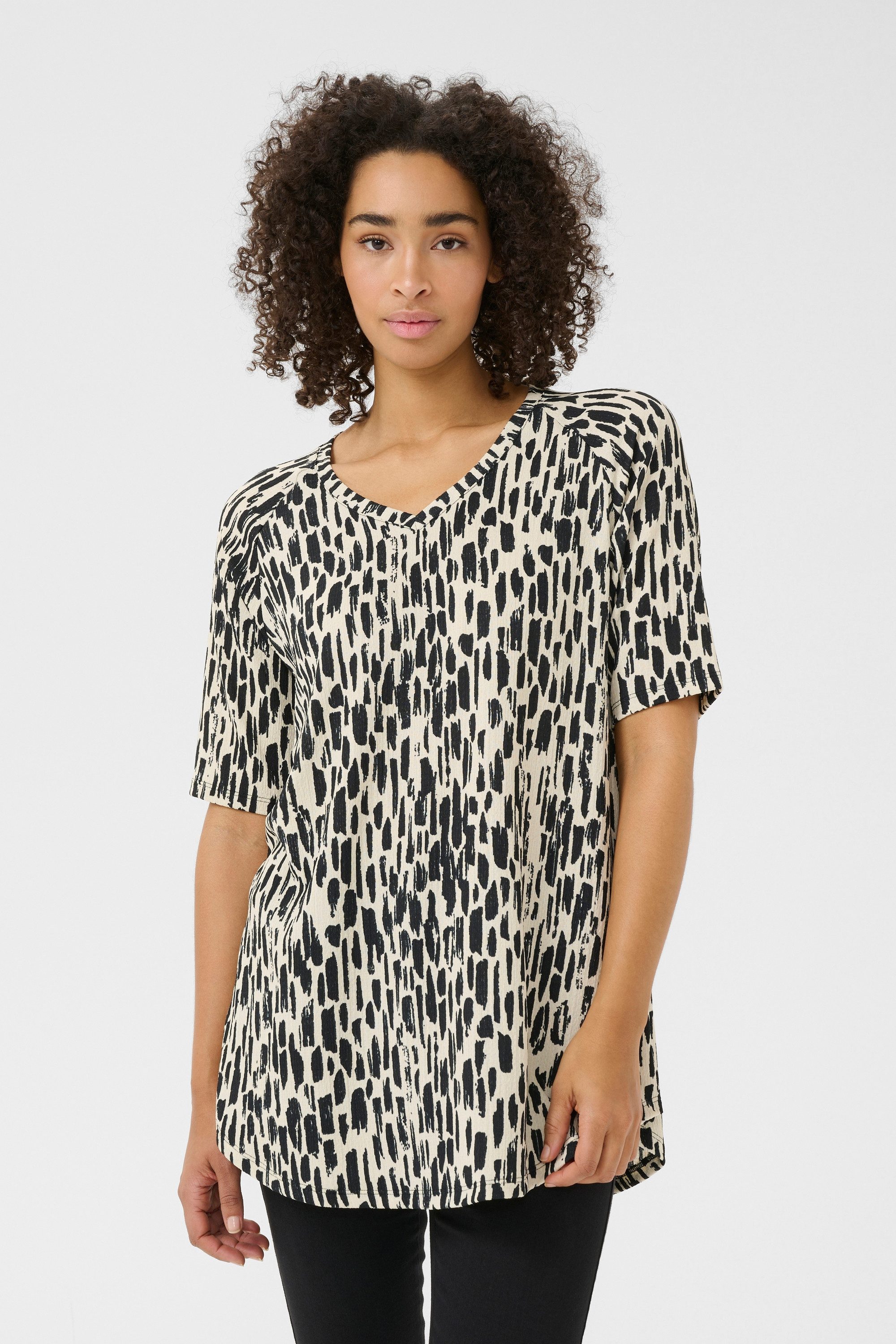 KAFFE Tunika Stricktunika BPanika