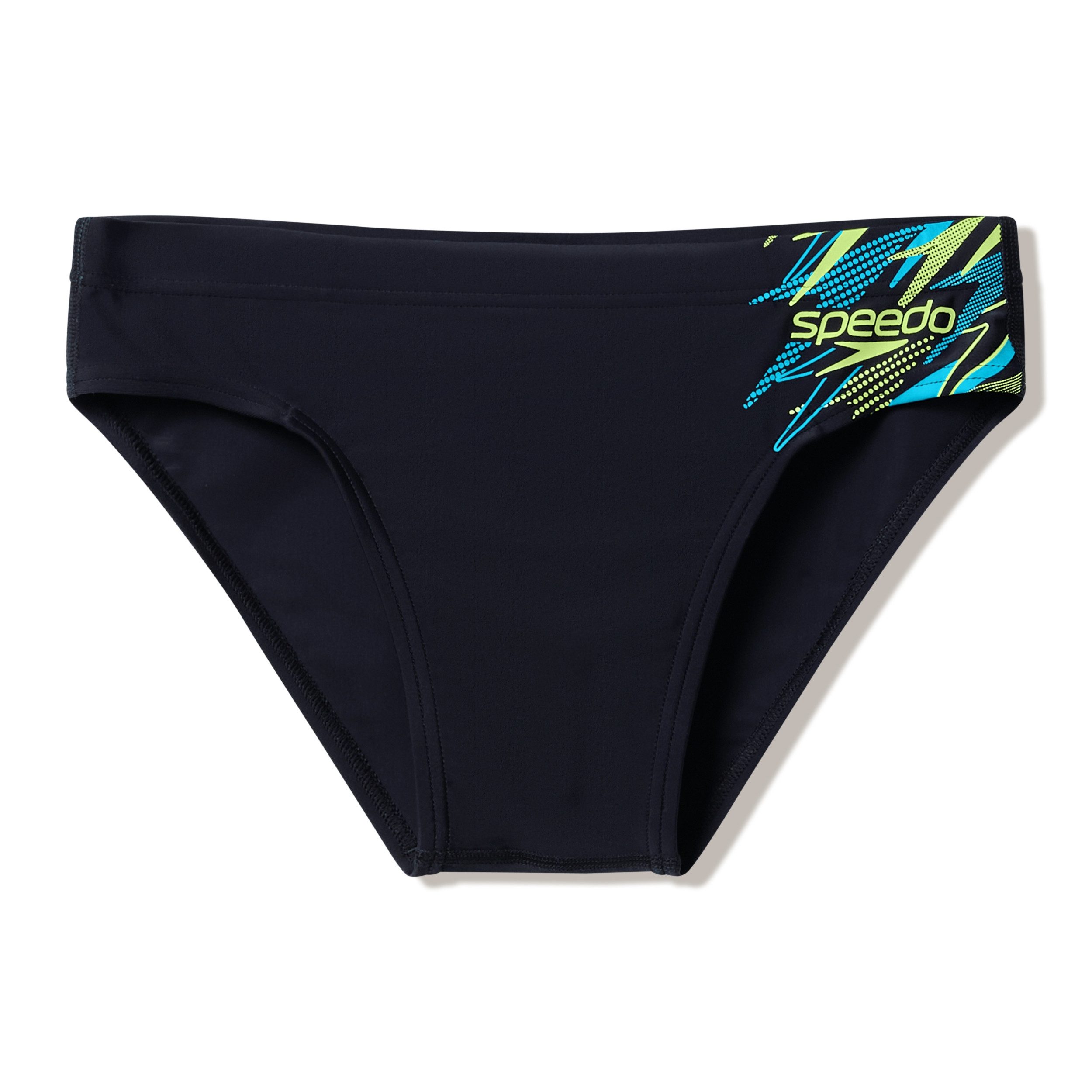 Speedo Badehose Medley Herren Badehose (7 cm) mit Logo Schwarz/Grün