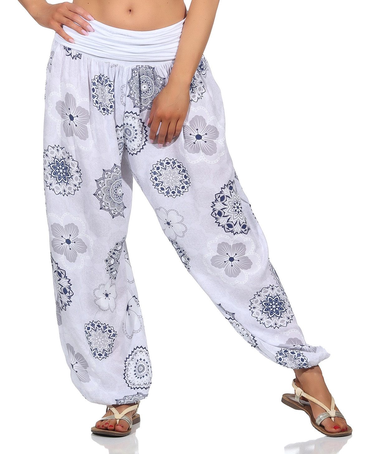 OriginalYou Haremshose Sommerhose Damen Boho Flatterhose leichte Yoga-Hose günstig online kaufen