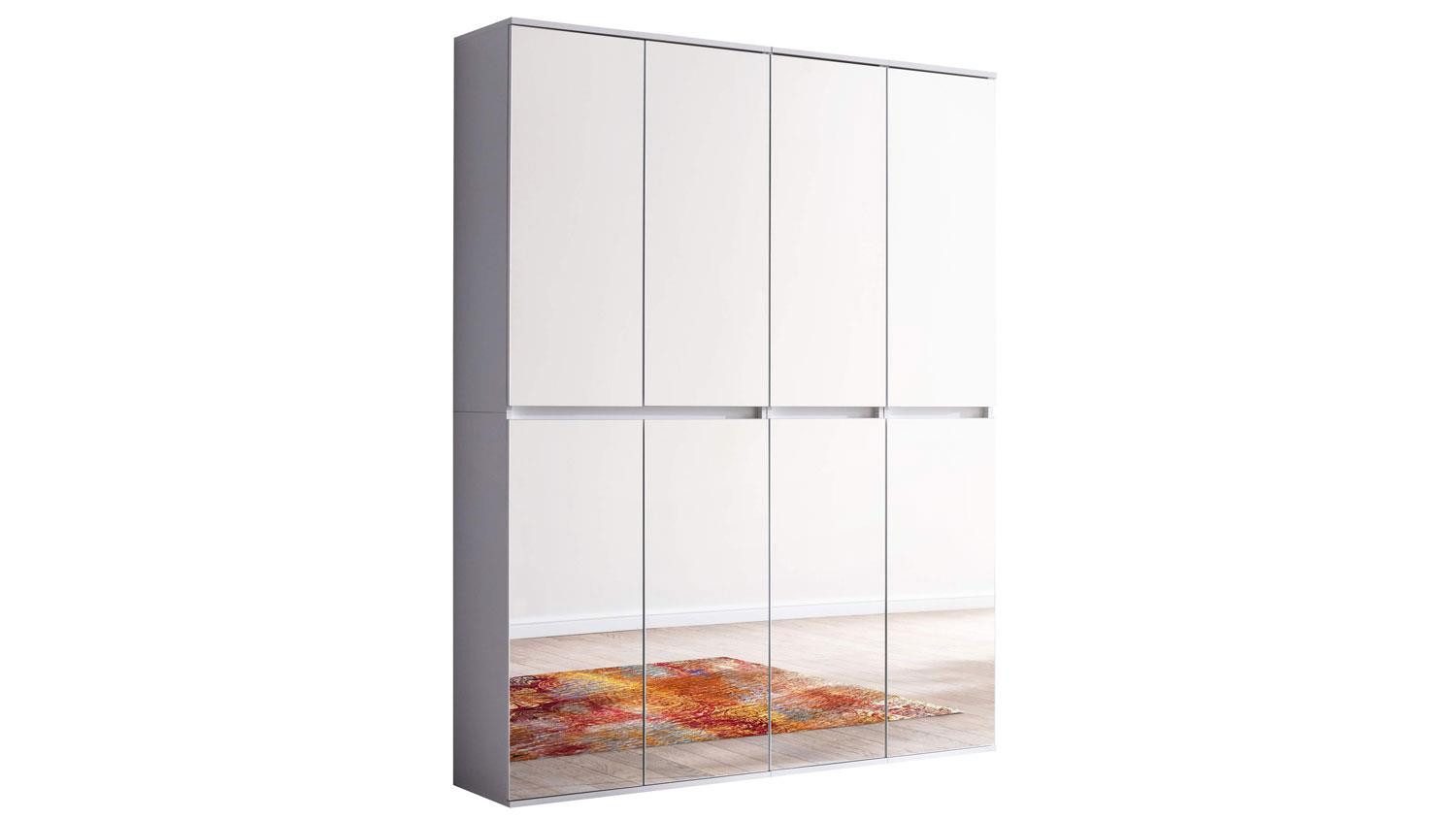 trendteam Garderobenschrank Garderobenschrank Mirror Schuhschrank 8-trg günstig online kaufen