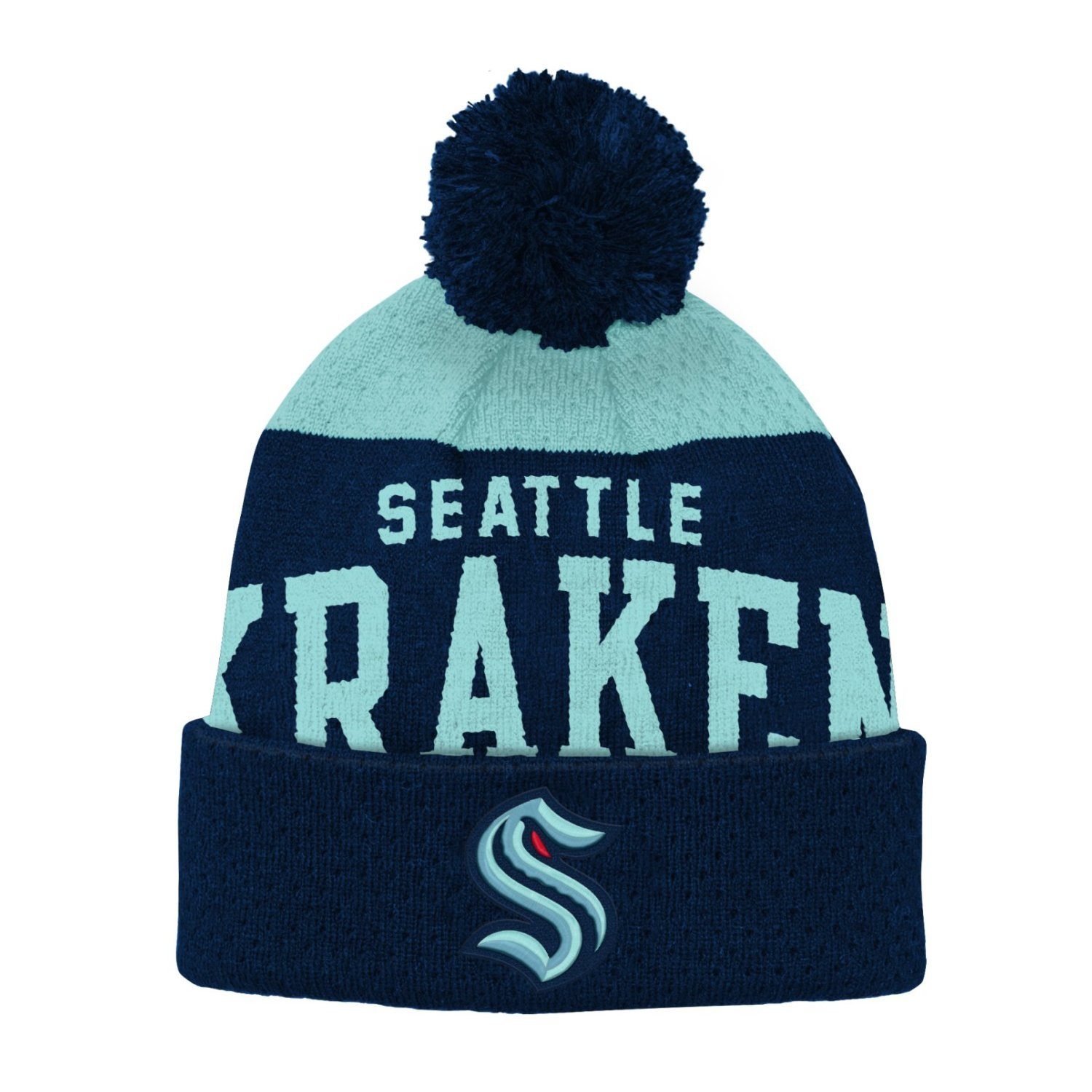 Outerstuff Baseball Cap NHL STRETCHARK KNIT Seattle Kraken