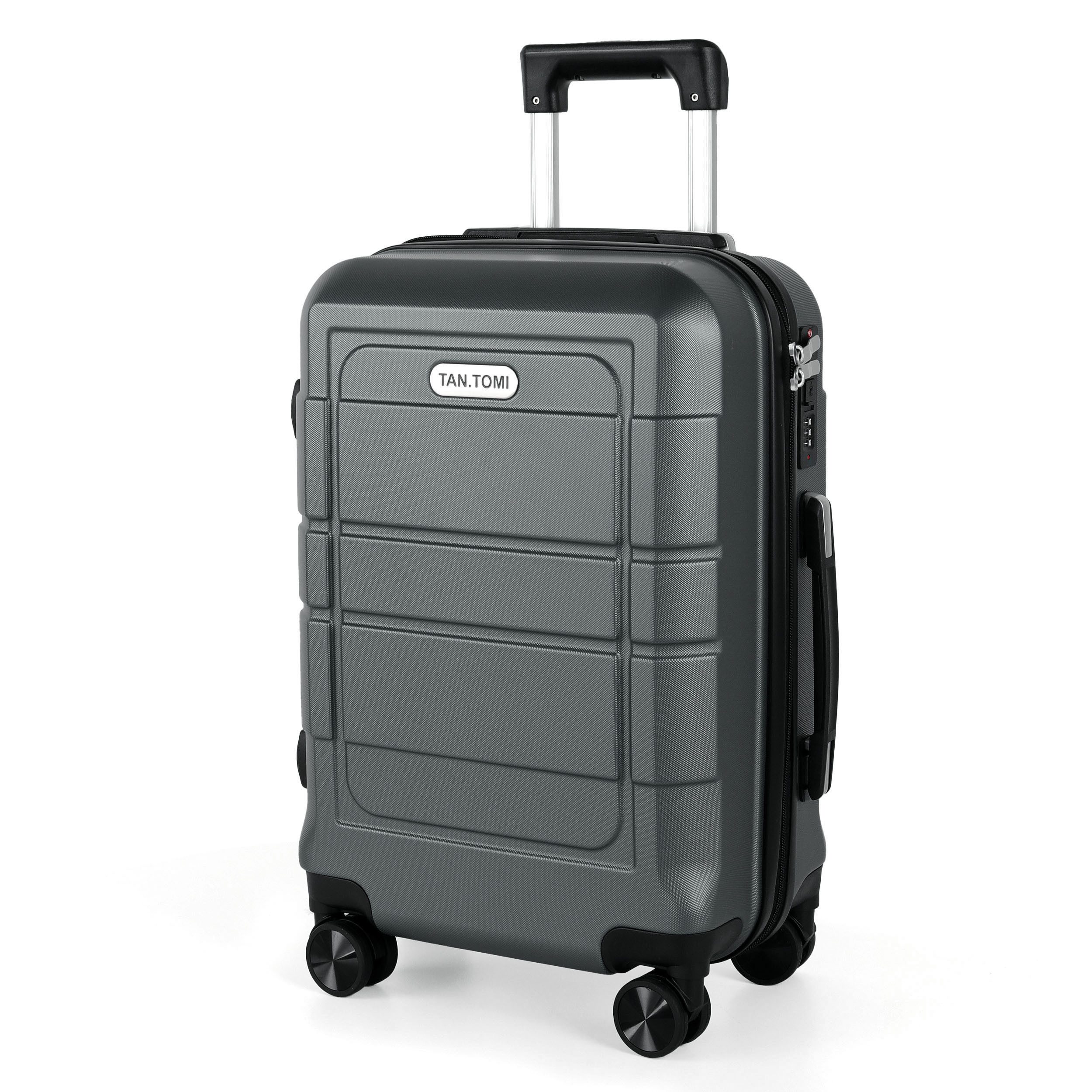 TAN.TOMI Handgepäckkoffer Trolley Hartschalenkoffer Hard Shell Hartschalenk günstig online kaufen
