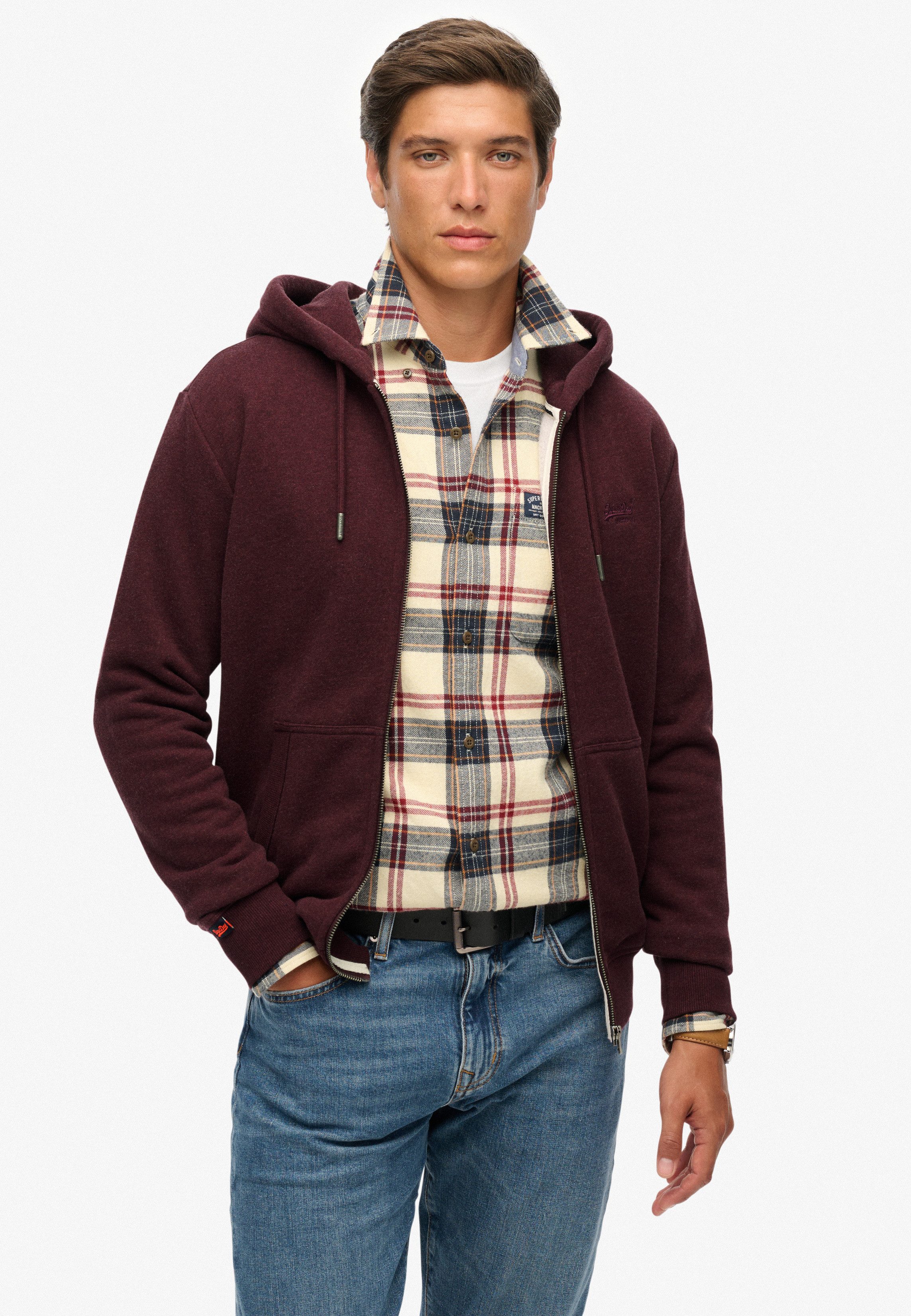 Superdry Kapuzensweatjacke ESSENTIAL LOGO ZIP HOODIE HB günstig online kaufen